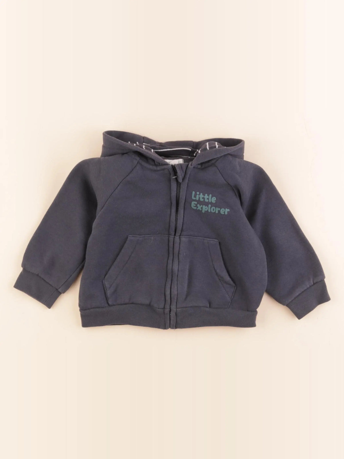 Vertbaudet - sweat bleu - 18 mois
