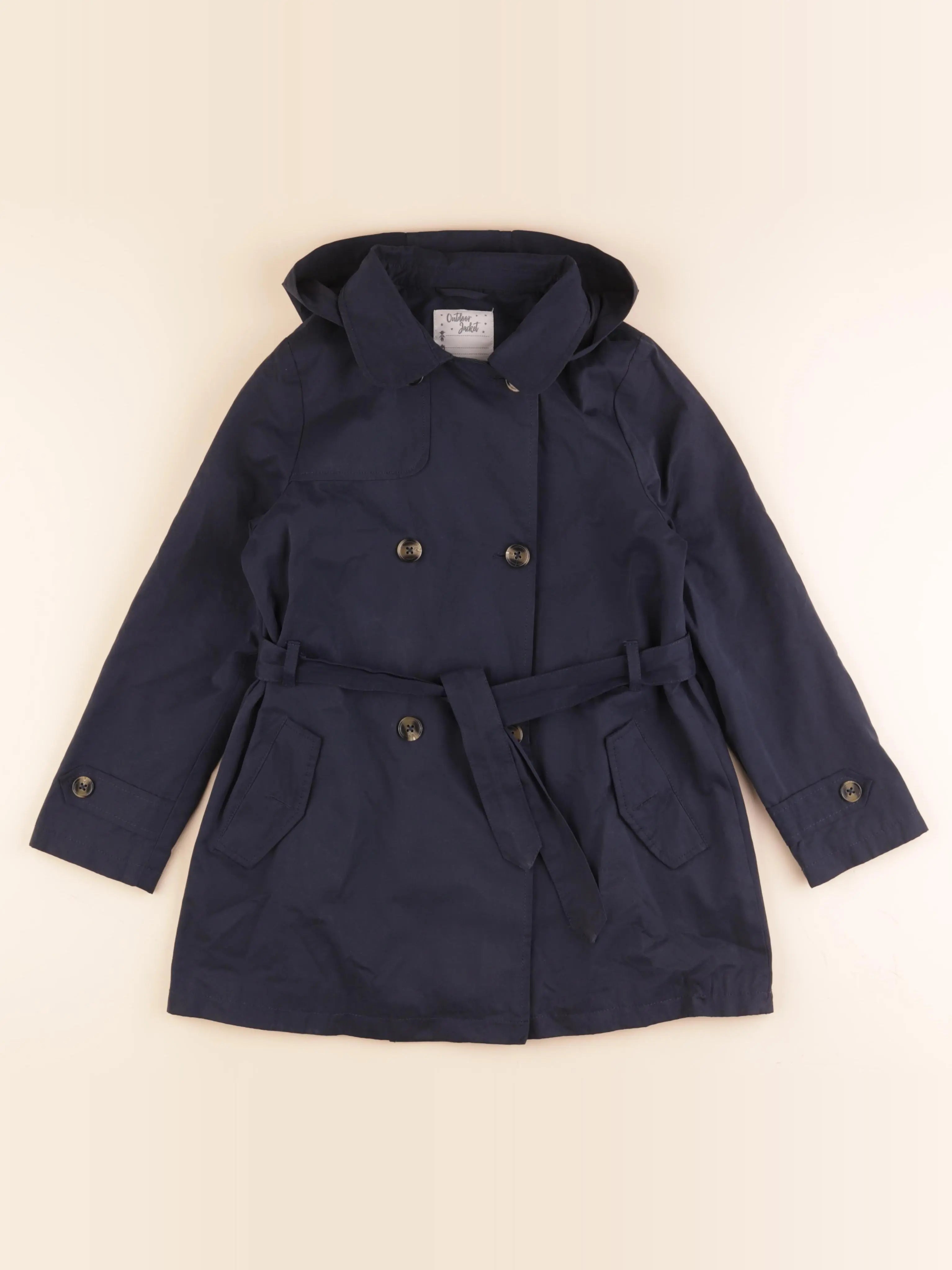 Vertbaudet - trench bleu - 9 ans