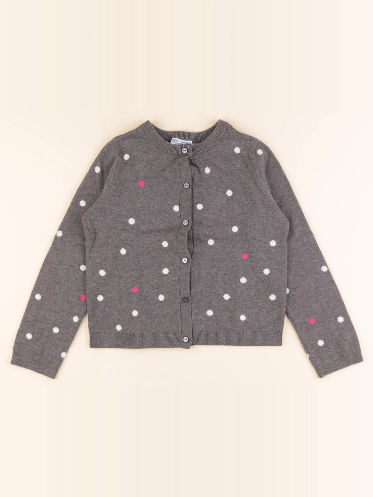 Jacadi - gilet gris - 8 ans
