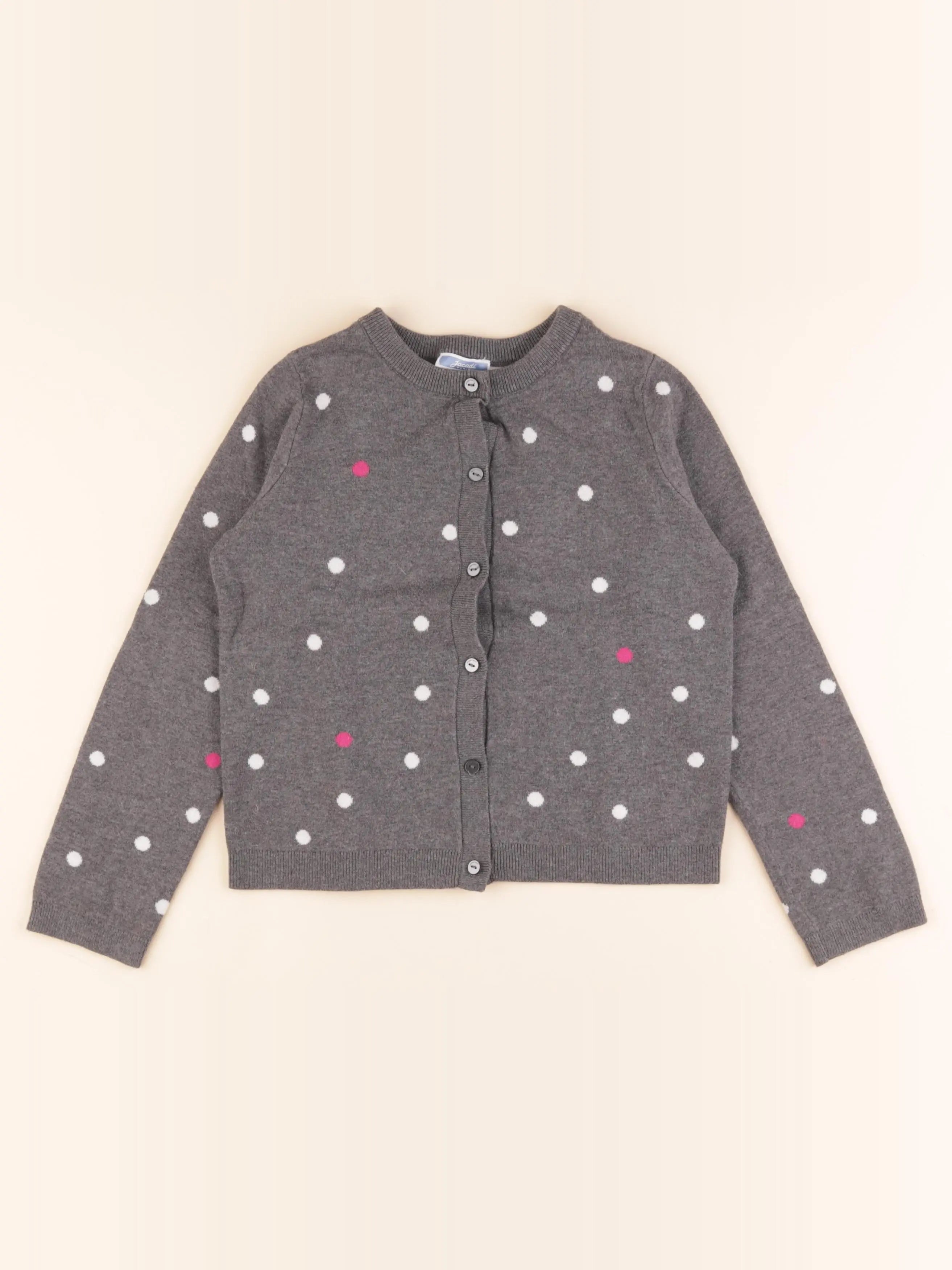 Jacadi - gilet gris - 8 ans