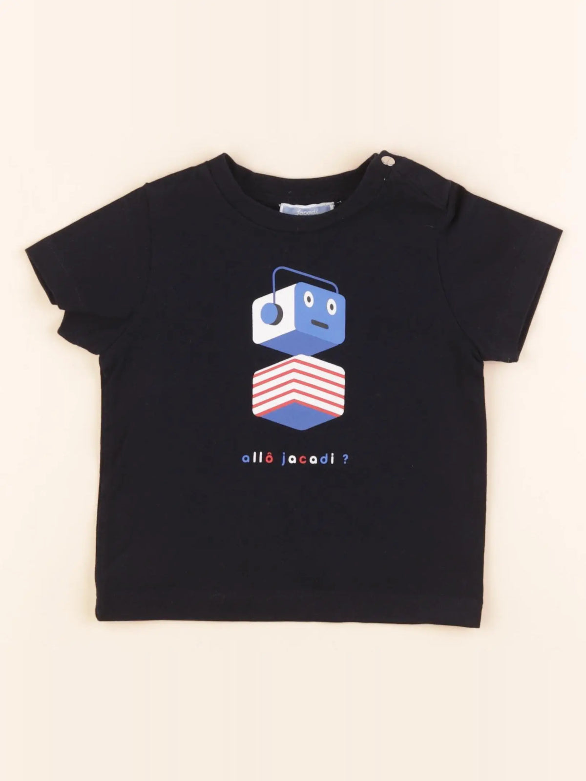 Jacadi - tee-shirt bleu - 18 mois