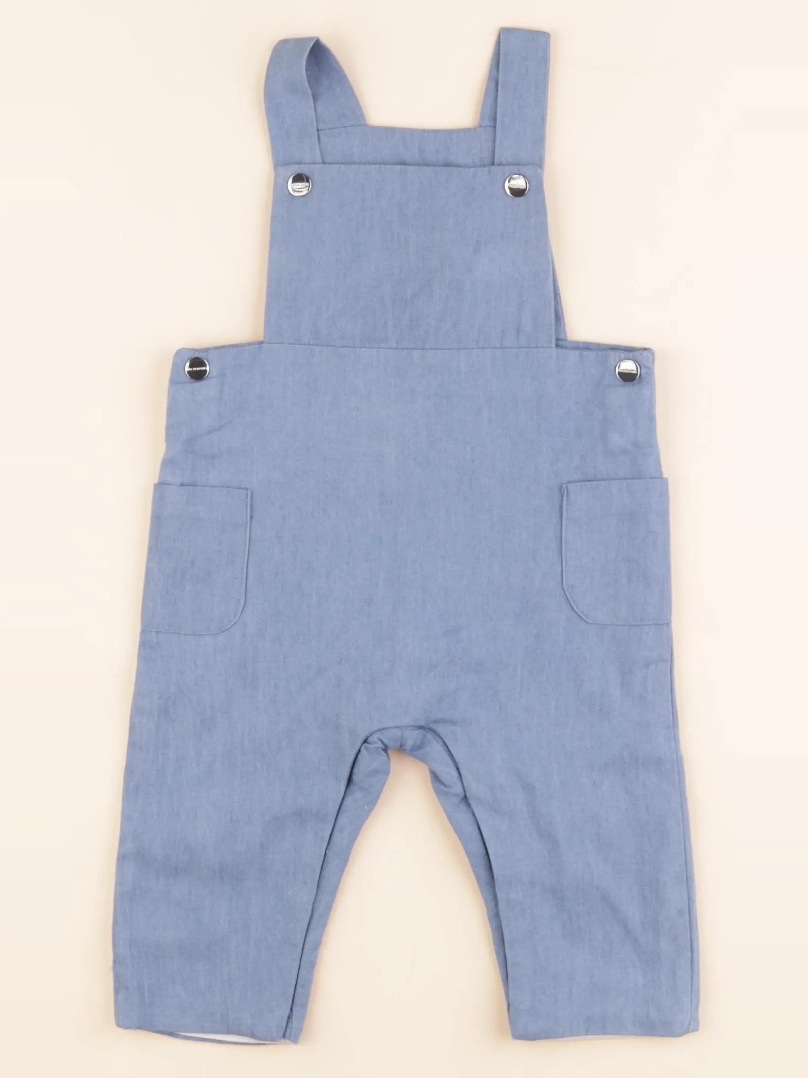Jacadi - salopette bleu - 6 mois