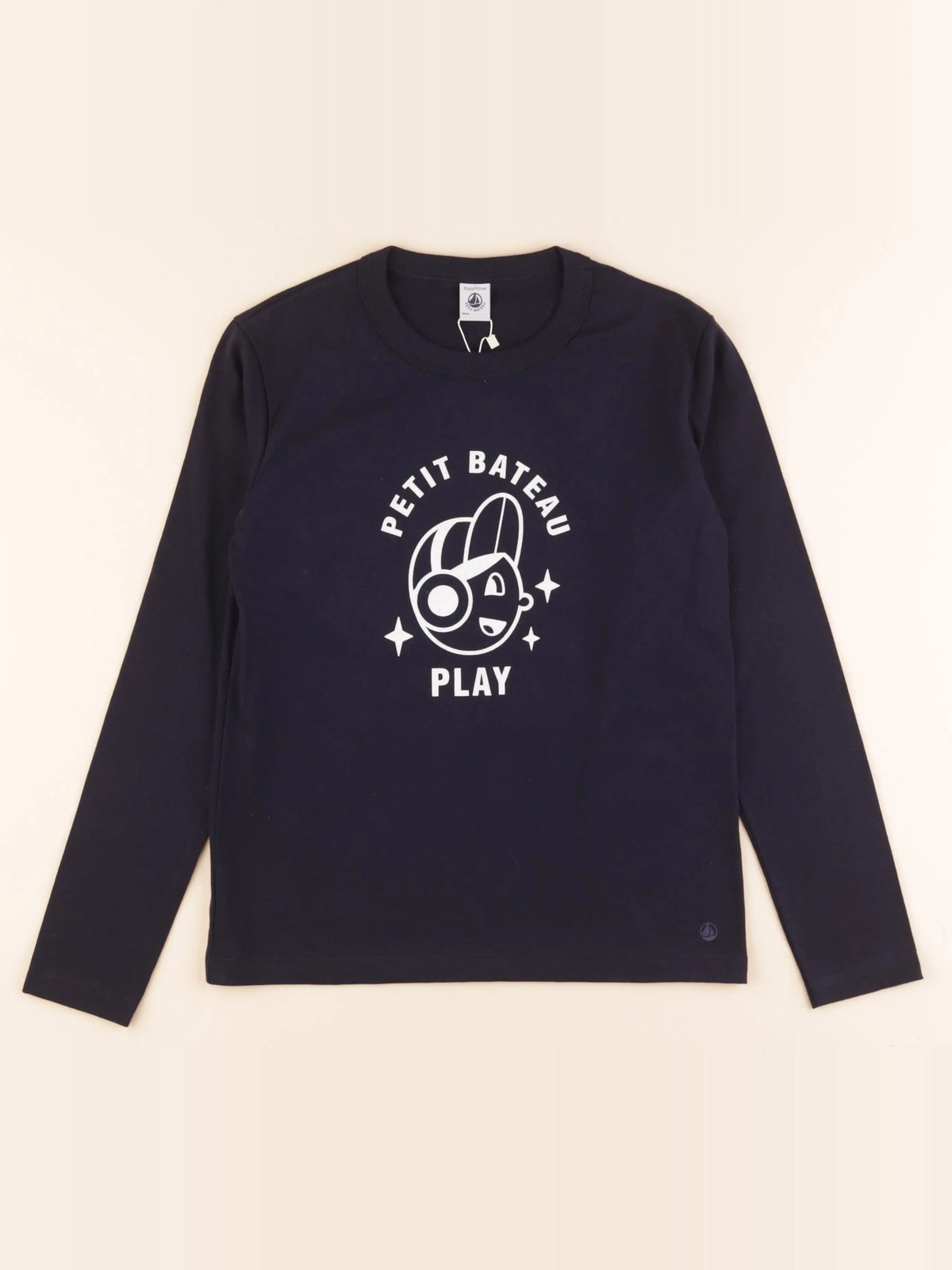 Petit Bateau - tee-shirt bleu - 12 ans