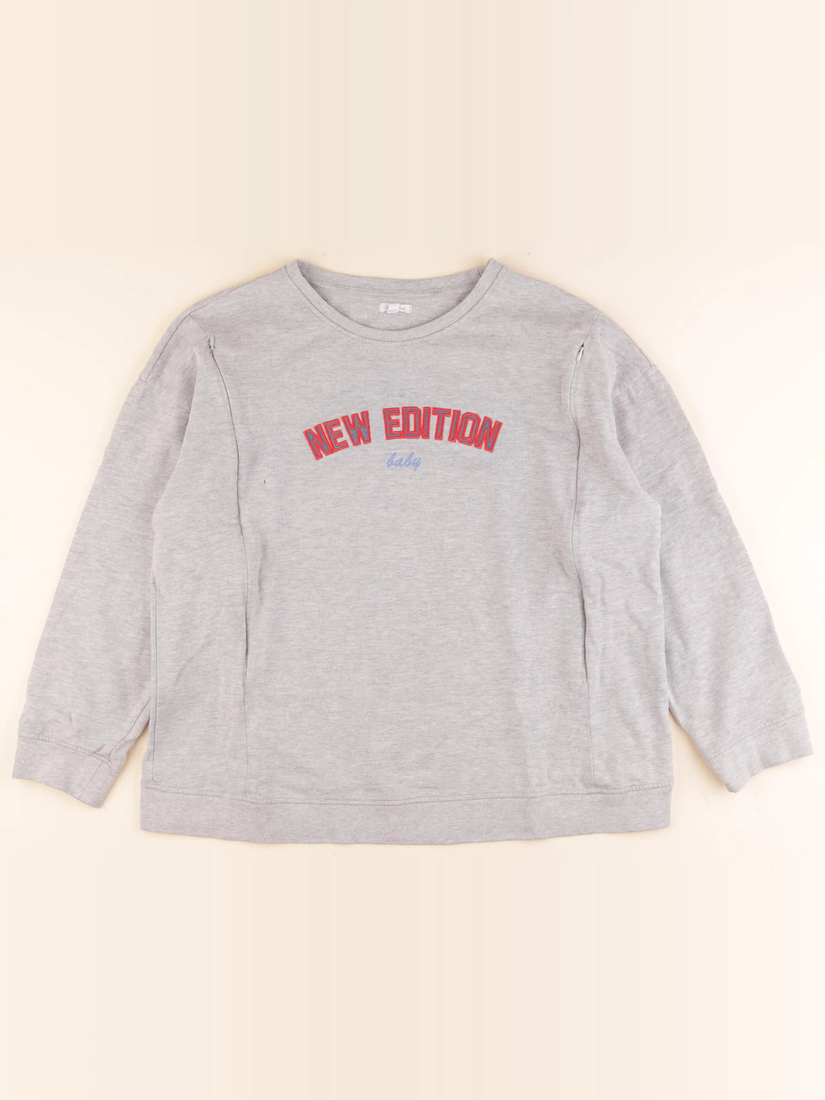 Vertbaudet - sweat grossesse, allaitement gris - 46 à 48