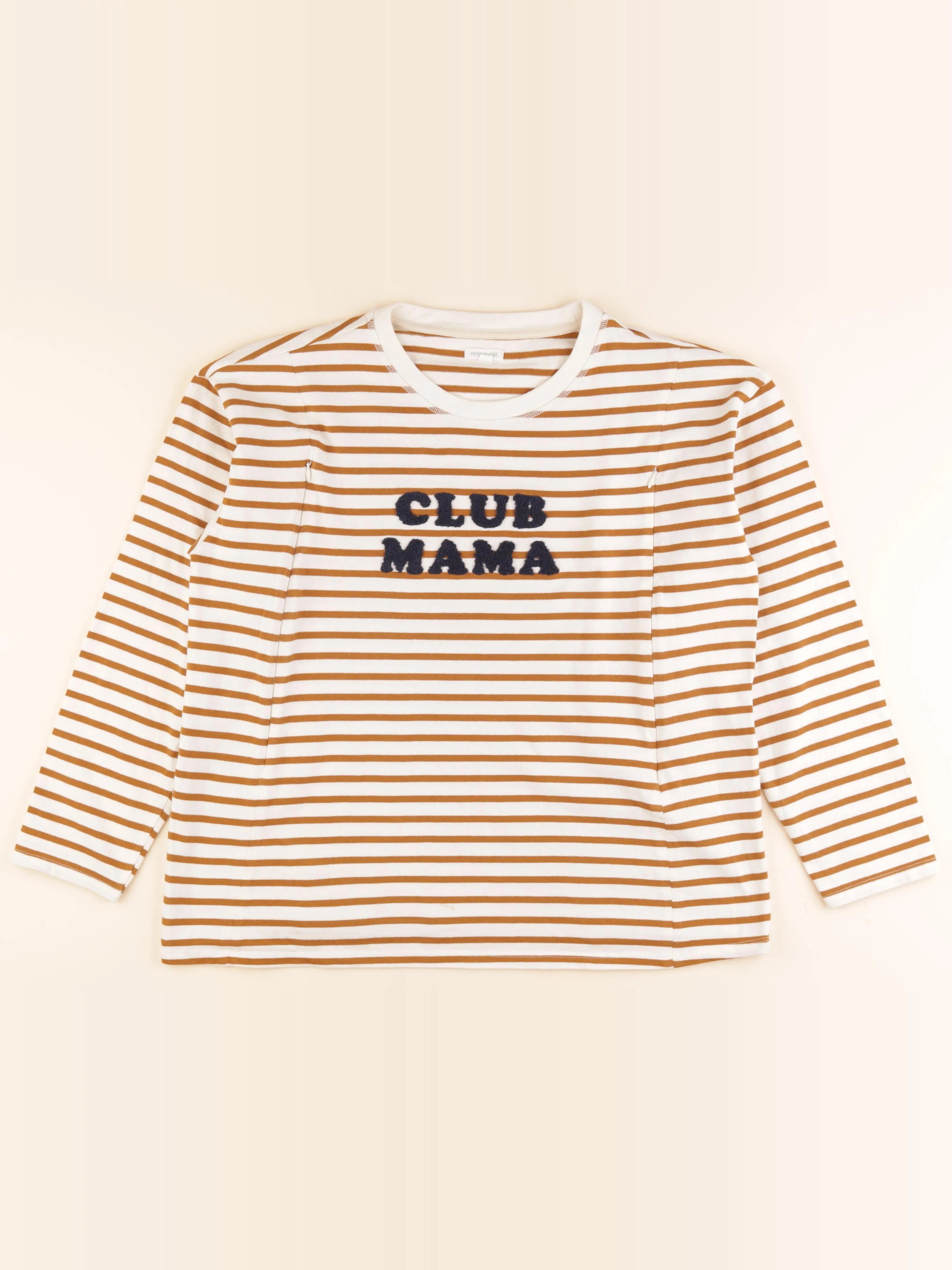 Vertbaudet - tee-shirt grossesse, allaitement beige - 42 à 44