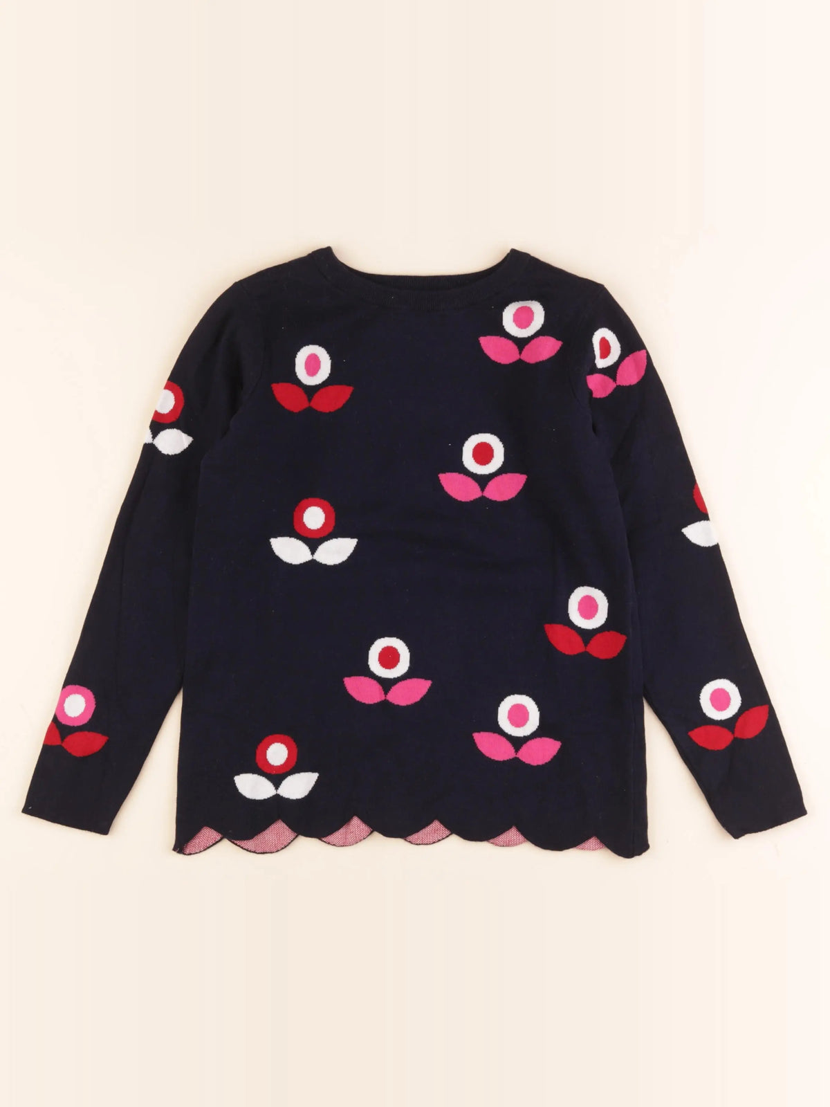Jacadi - pull bleu - 10 ans