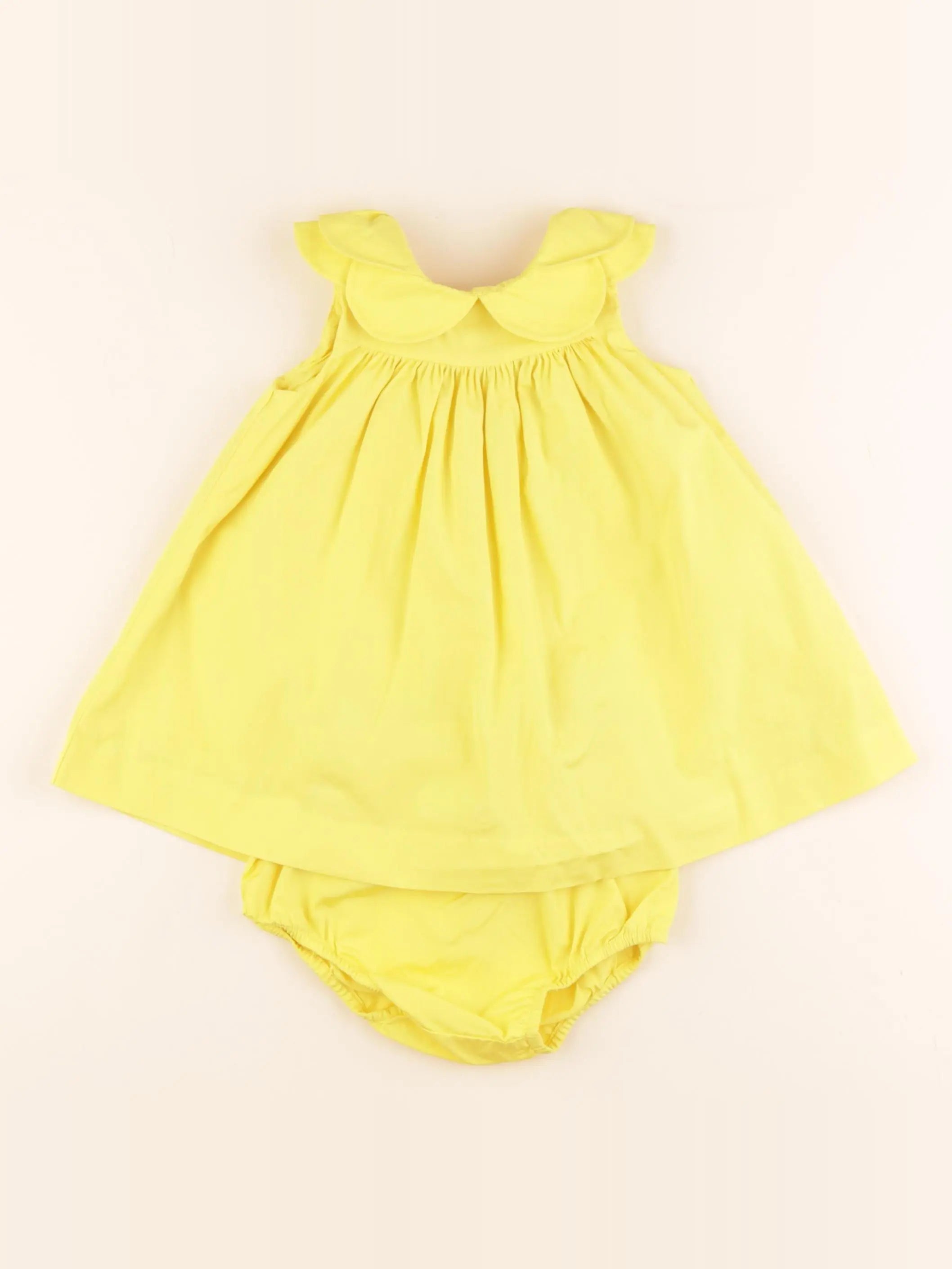Jacadi - robe jaune - 6 mois