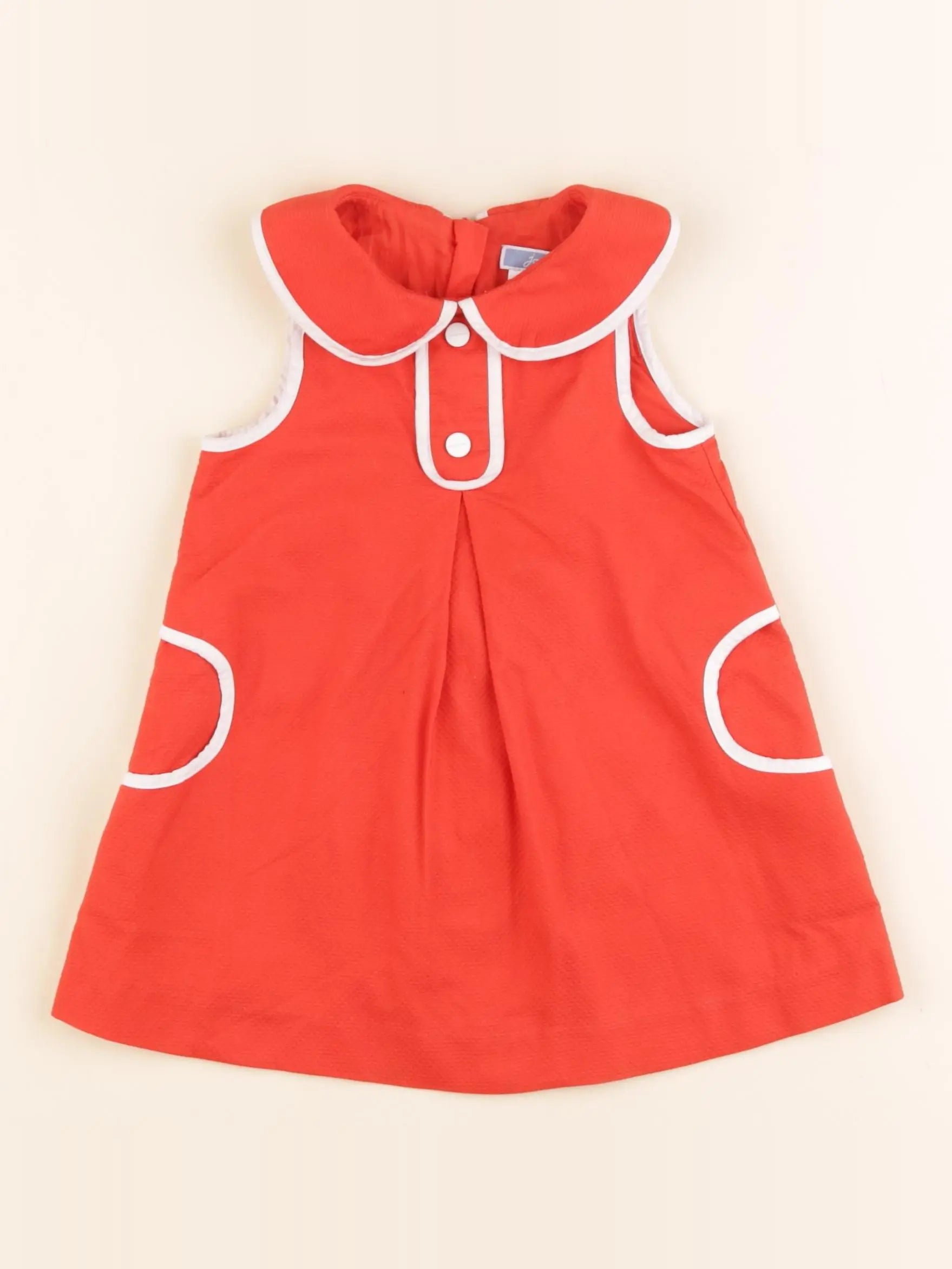Jacadi - robe rouge - 18 mois