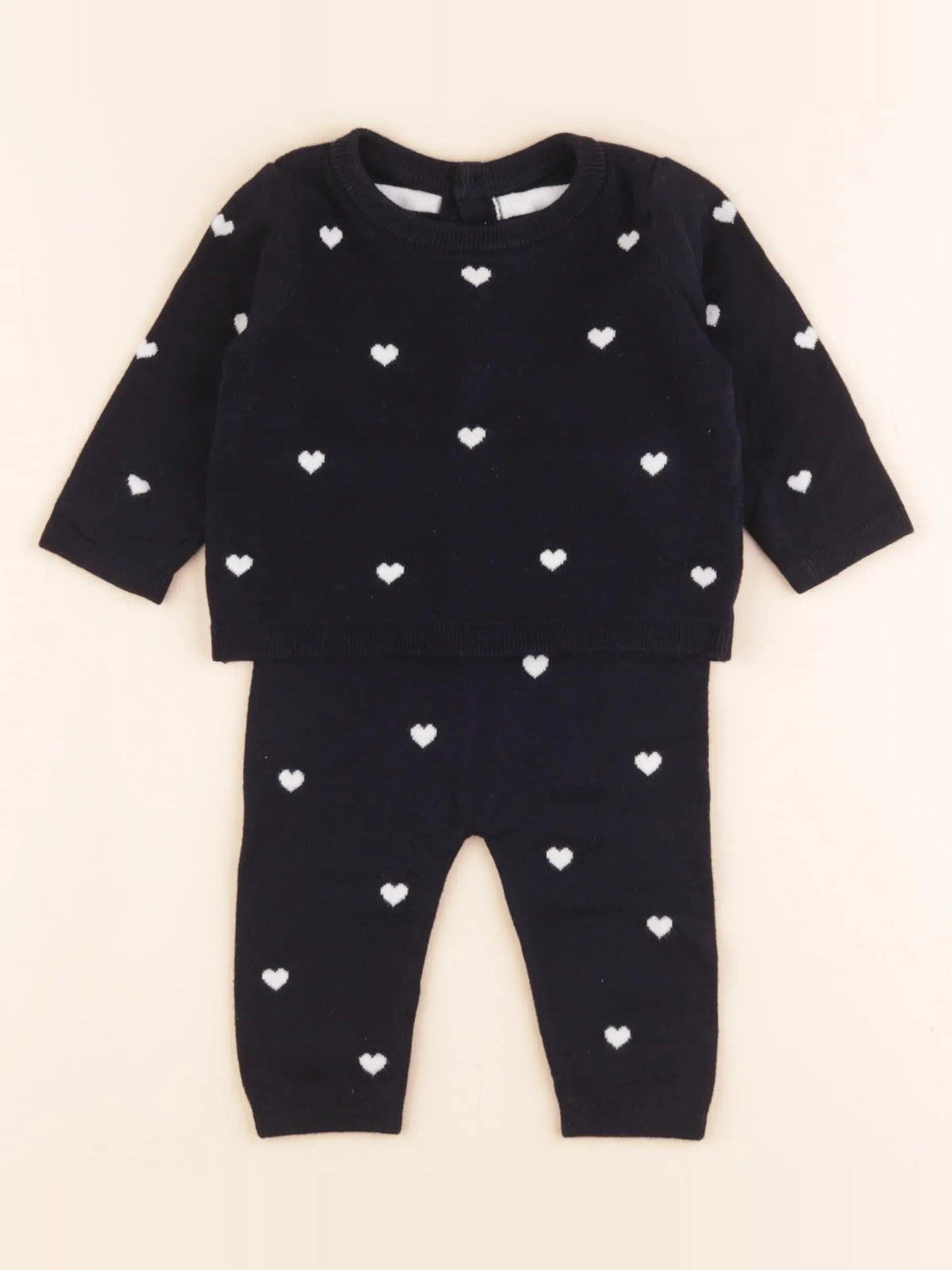 Jacadi - ensemble bleu - 6 mois