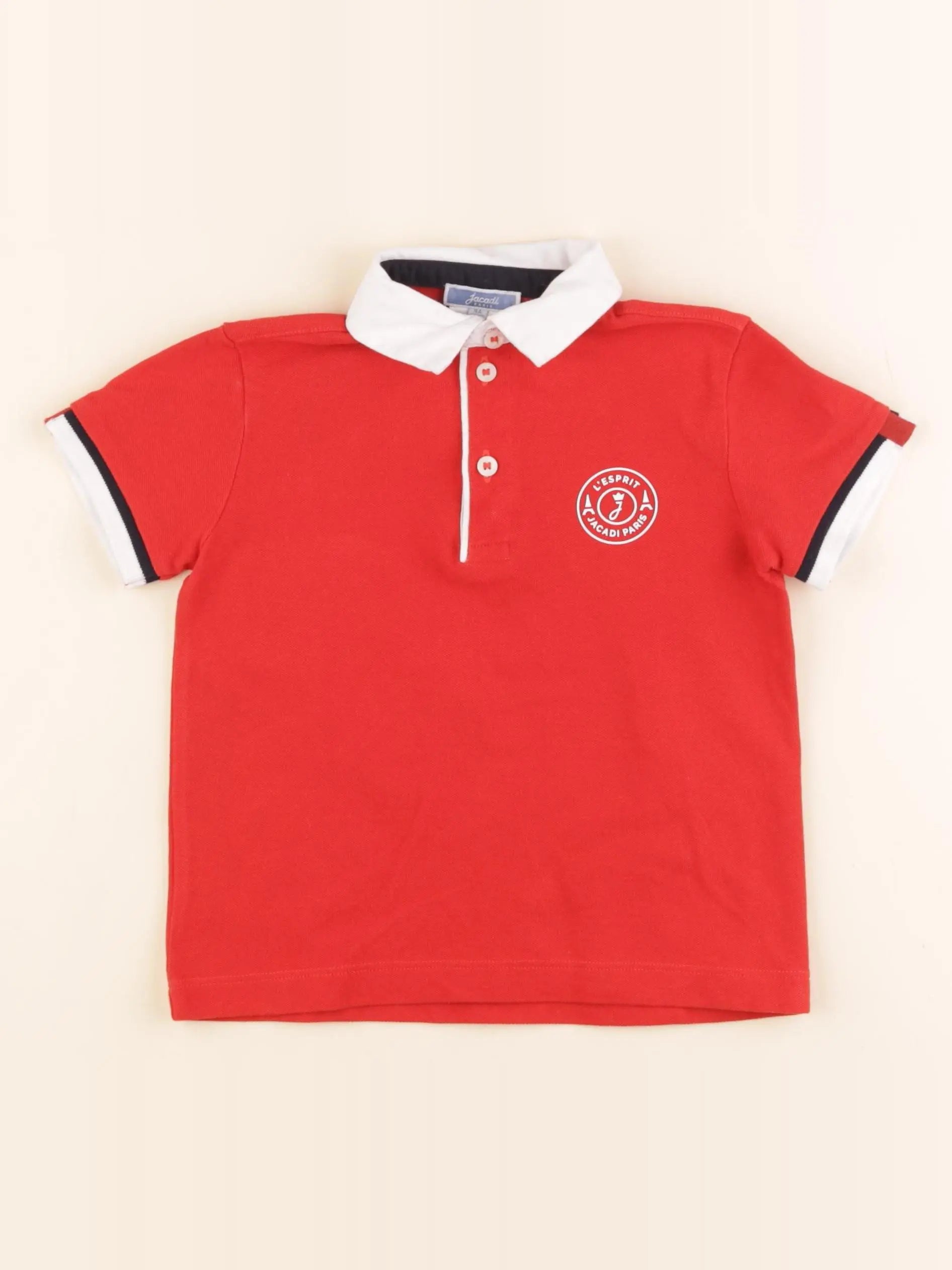 Jacadi - polo rouge - 4 ans