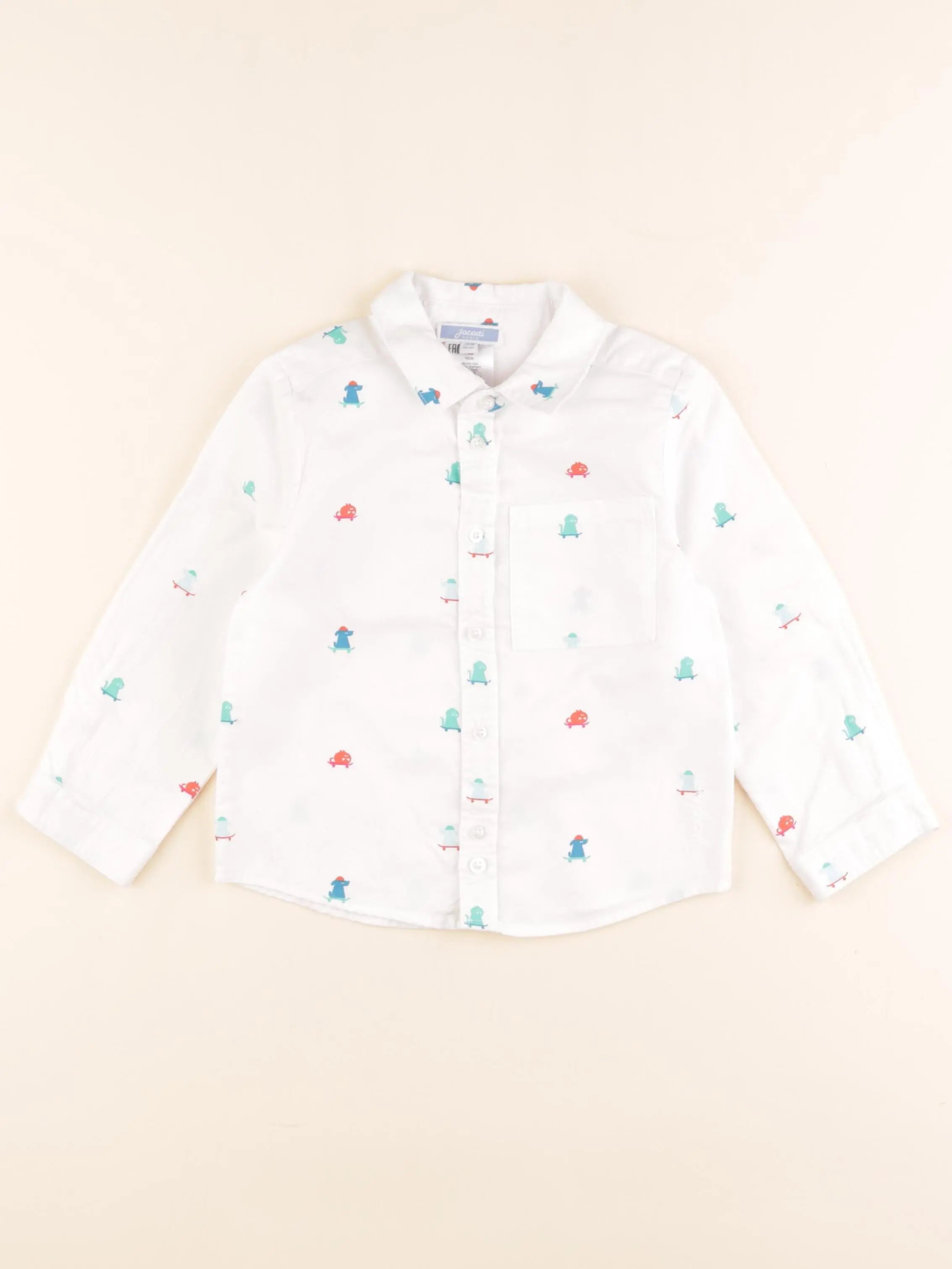 Jacadi - chemise blanc - 36 mois