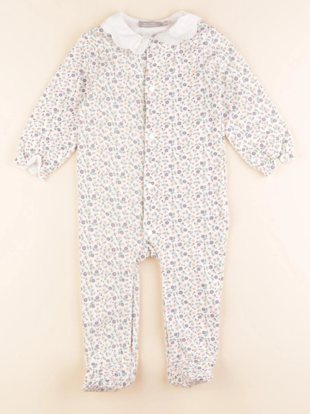 Boutchou - pyjama coton multicolore - 12 mois