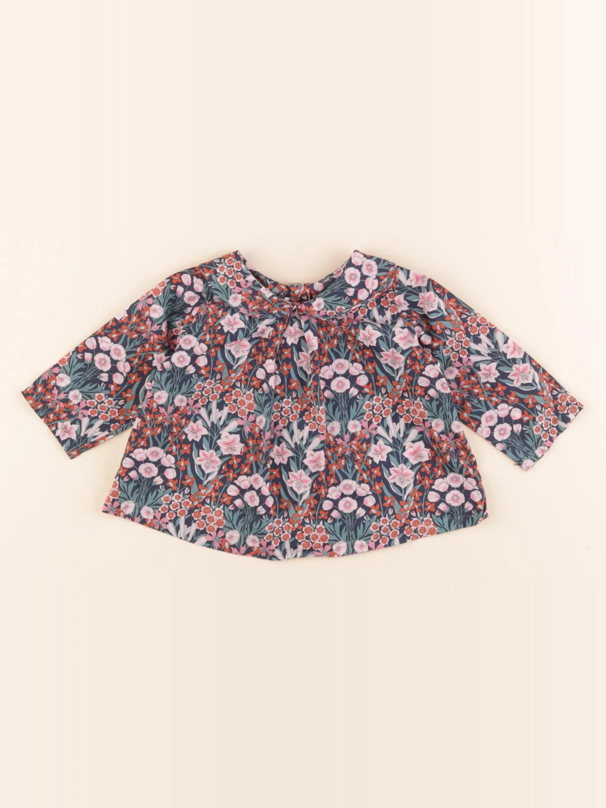Jacadi - blouse liberty multicolore - 3 mois