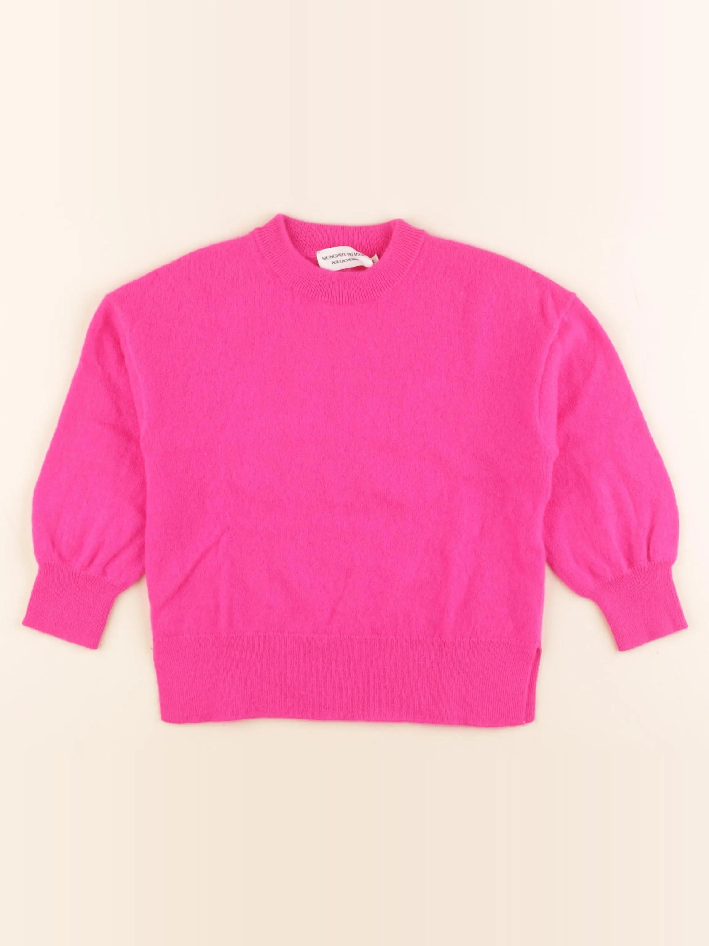 Monoprix - pull rose - 5 ans