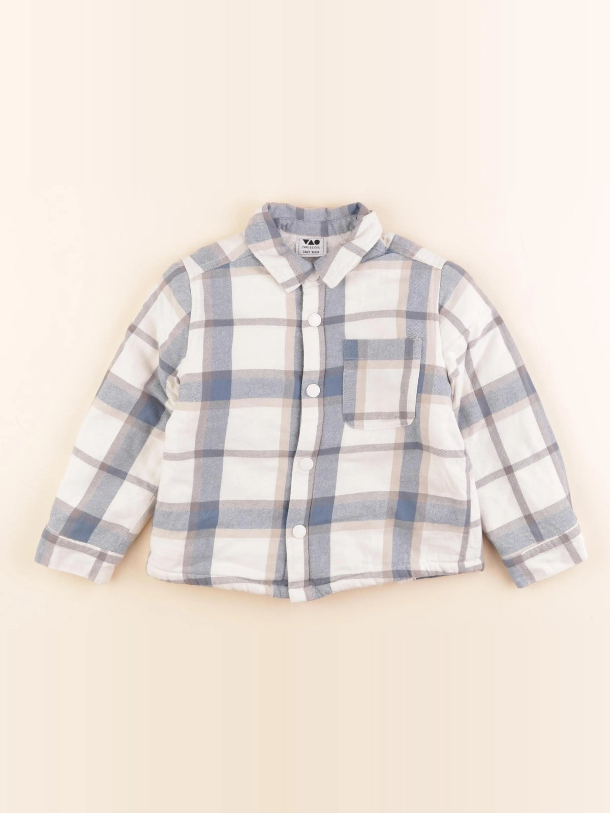 Tape à l'oeil - chemise blanc, bleu - 3 ans