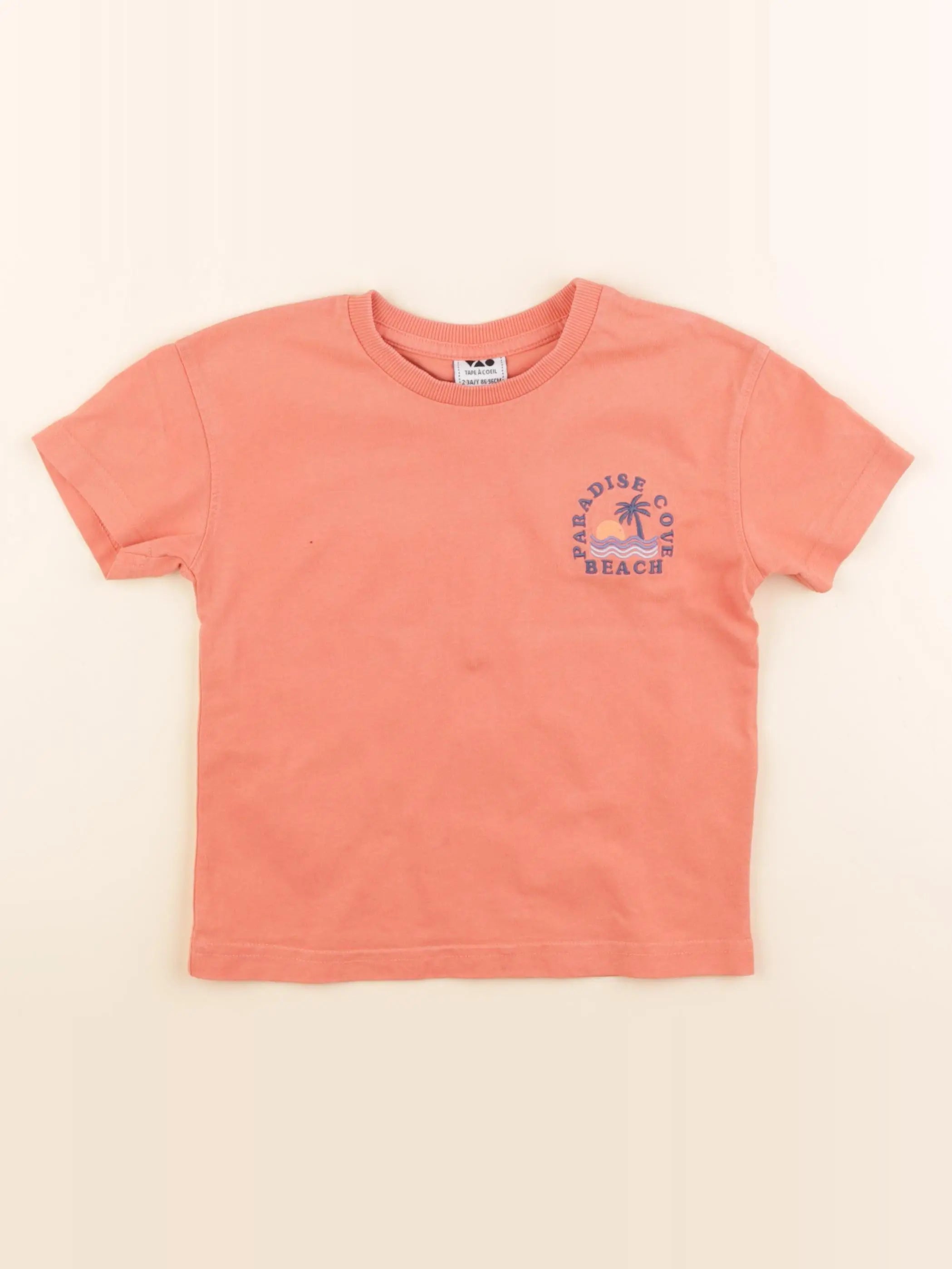 Tape à l'oeil - tee-shirt rose - 2/3 ans