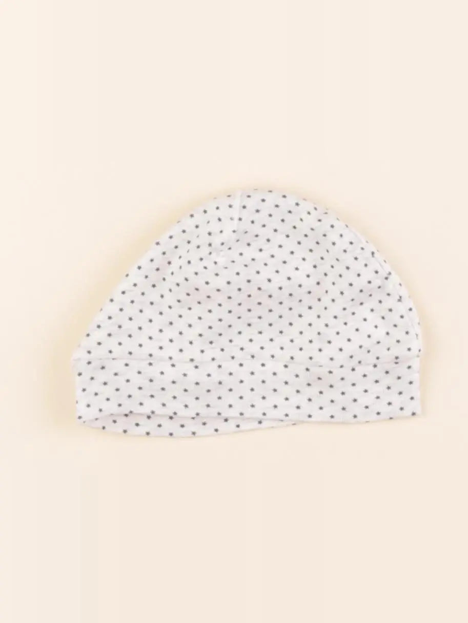 H&M - bonnet gris - 4/6 mois
