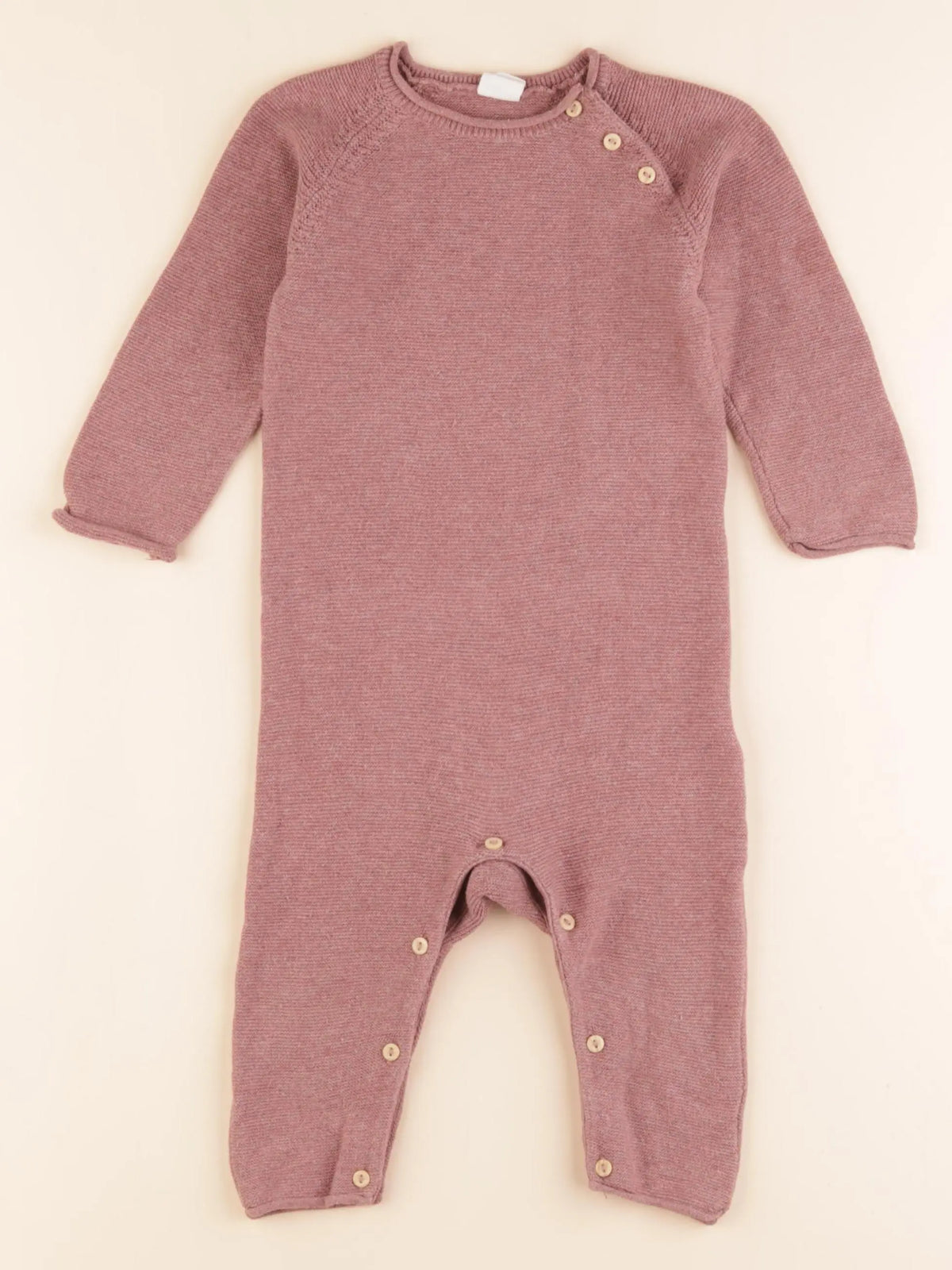 H&M - combinaison rose - 6/9 mois