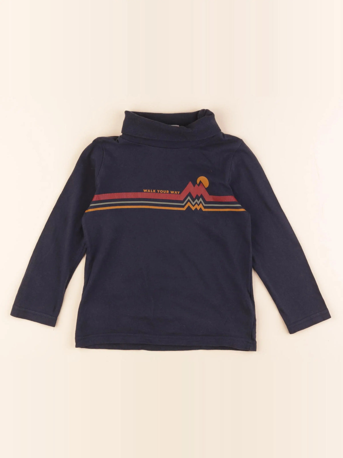 Tape à l'oeil - sous-pull bleu - 4 ans