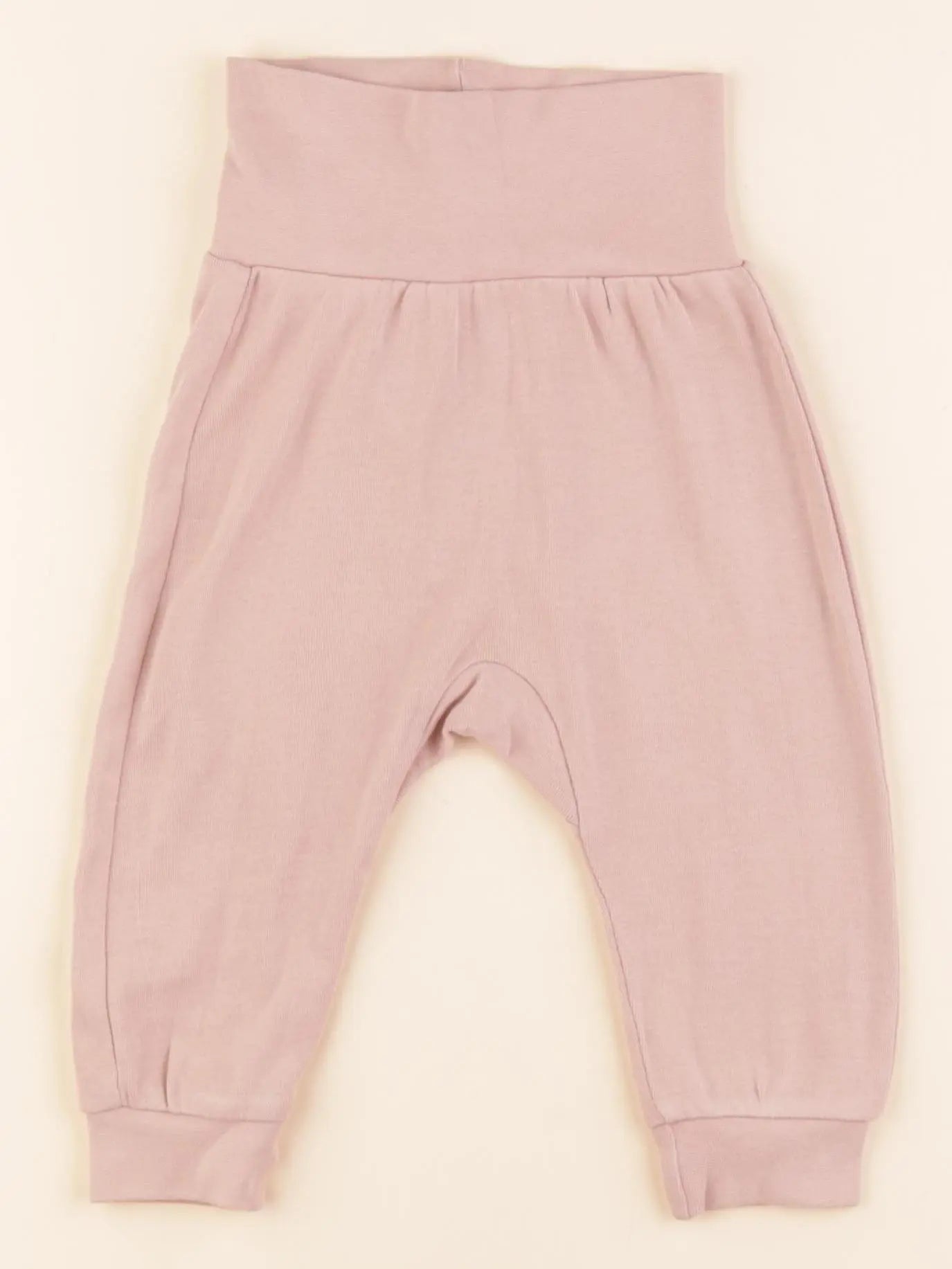 H&M - sarouel rose - 6/9 mois