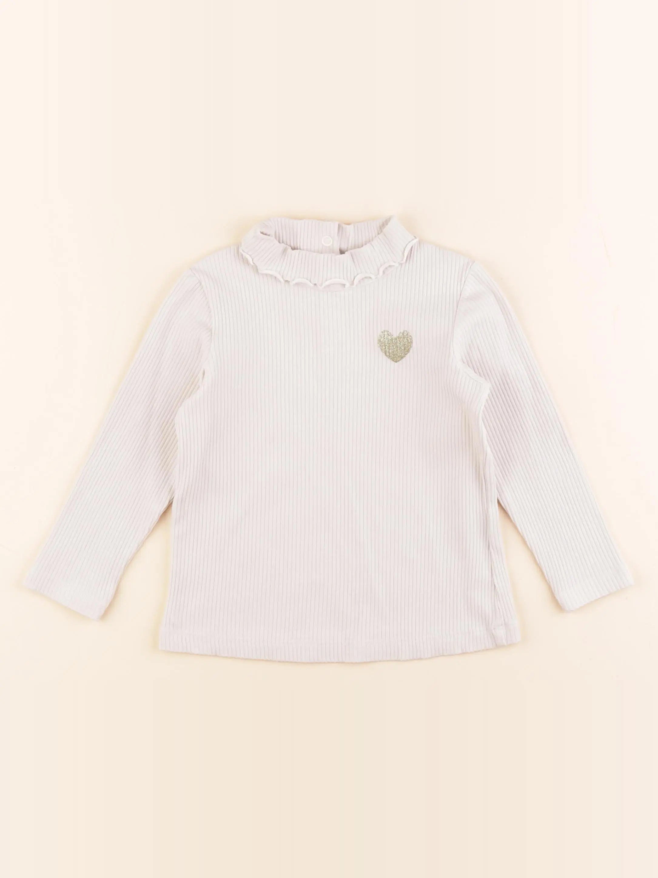 Tape à l'oeil - sous-pull blanc - 36 mois