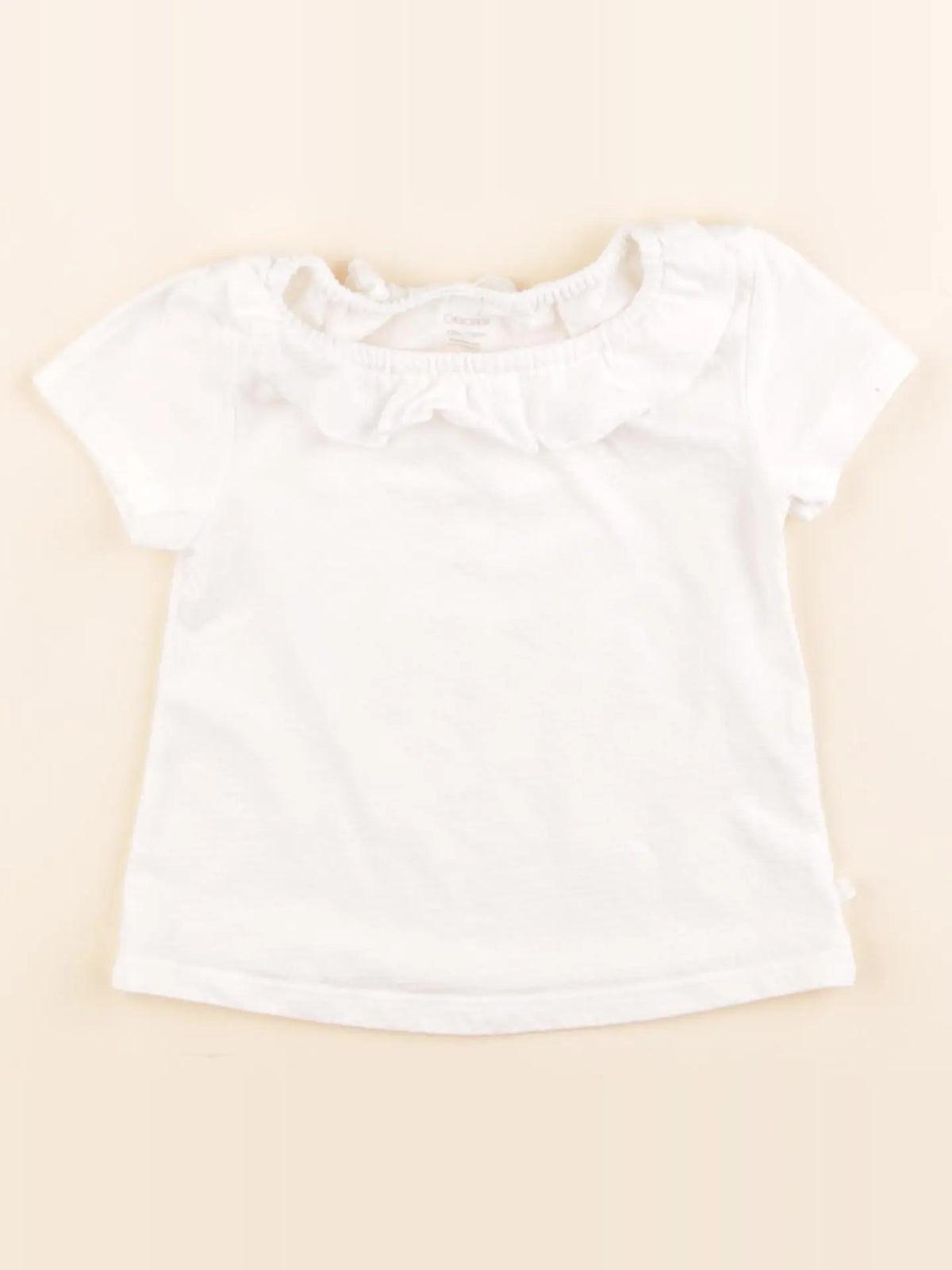 Obaïbi - tee-shirt beige - 12 mois