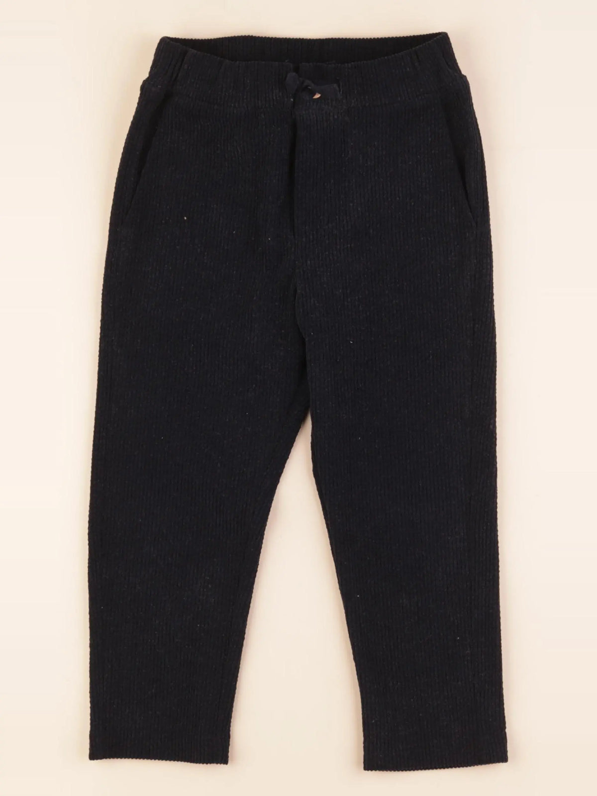 H&M - pantalon bleu - 3/4 ans