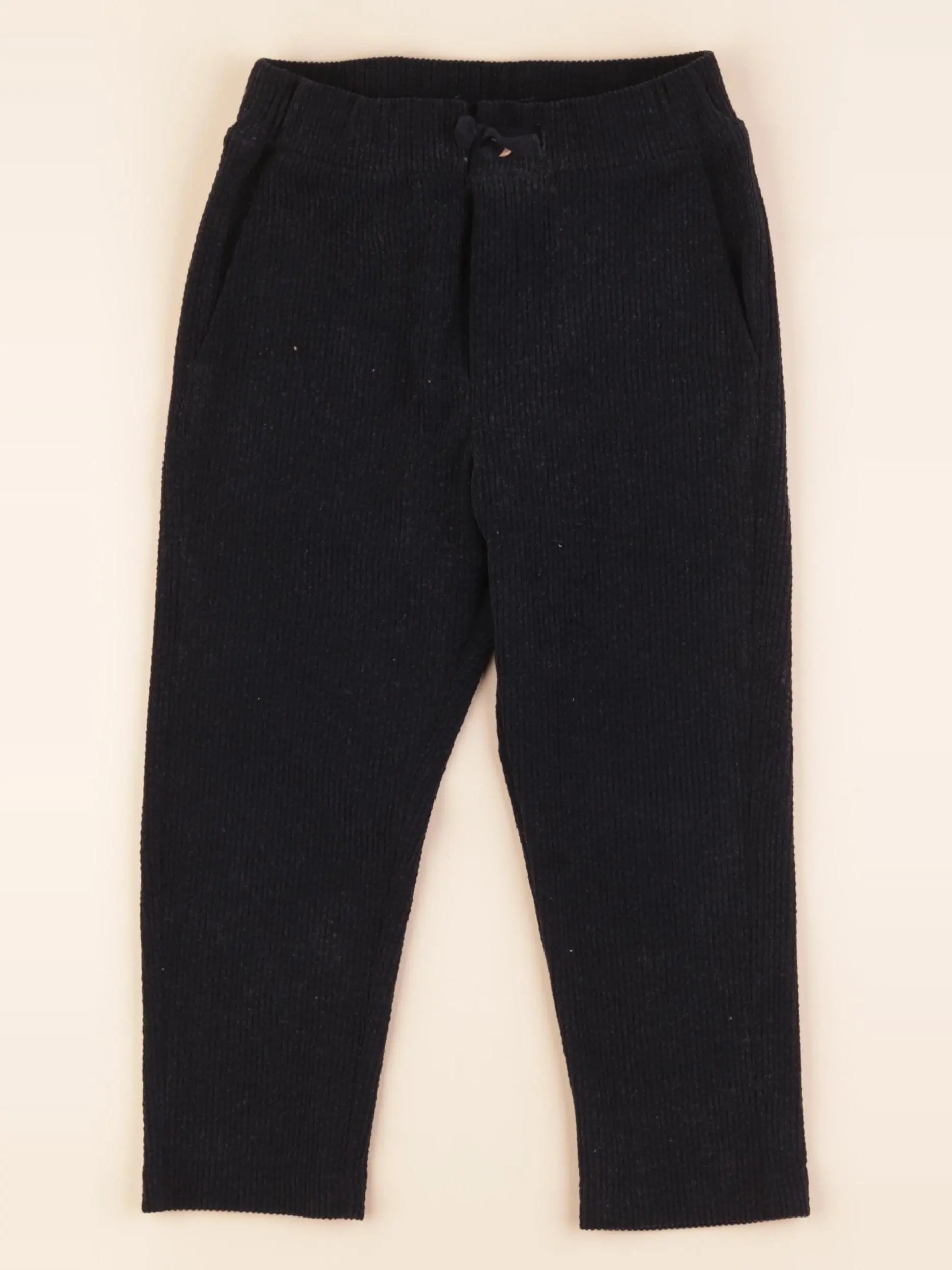 H&M - pantalon bleu - 3/4 ans
