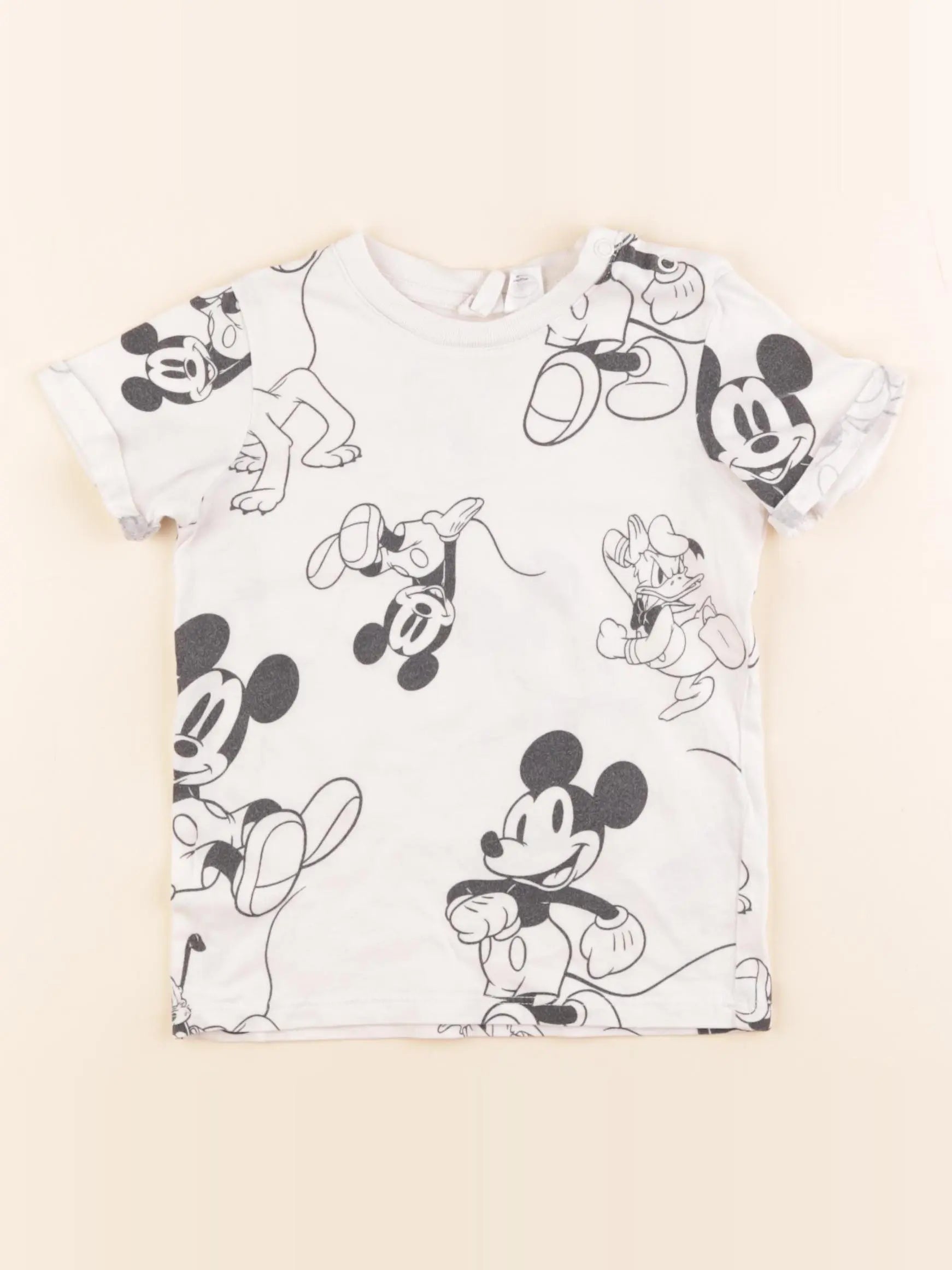 H&M - tee-shirt blanc - 12/18 mois