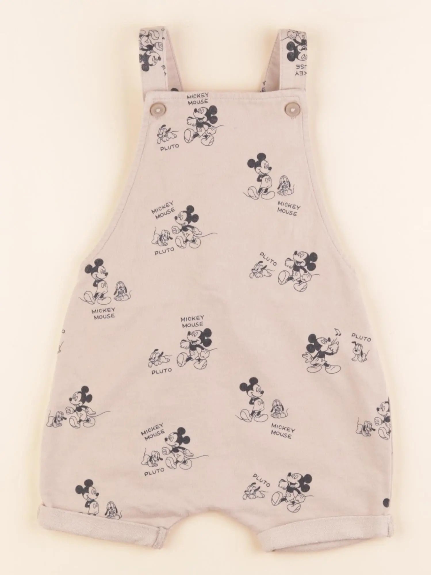 H&M - salopette beige - 12/18 mois