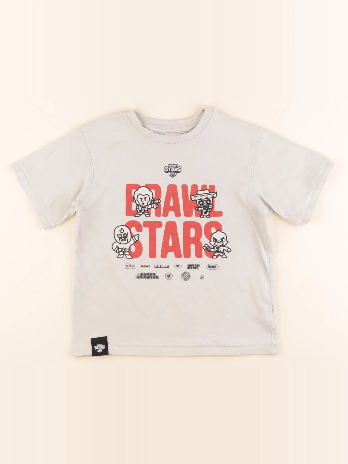 Zara - tee-shirt beige - 8/9 ans