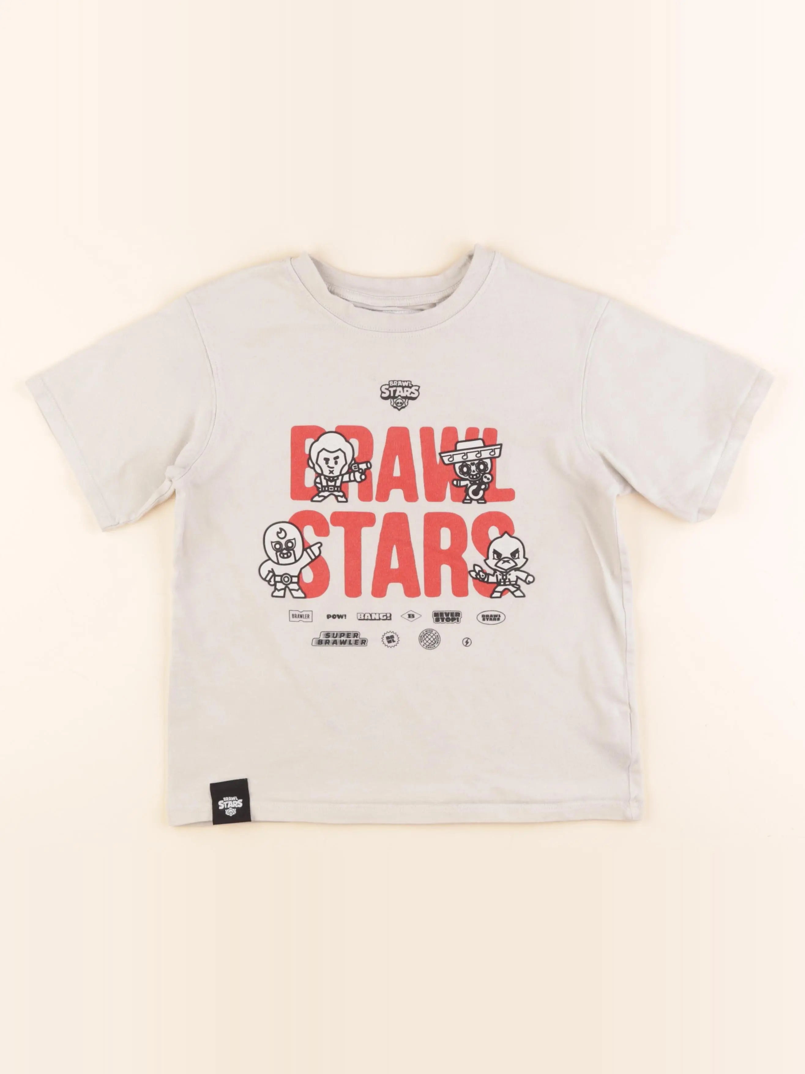 Zara - tee-shirt beige - 8/9 ans