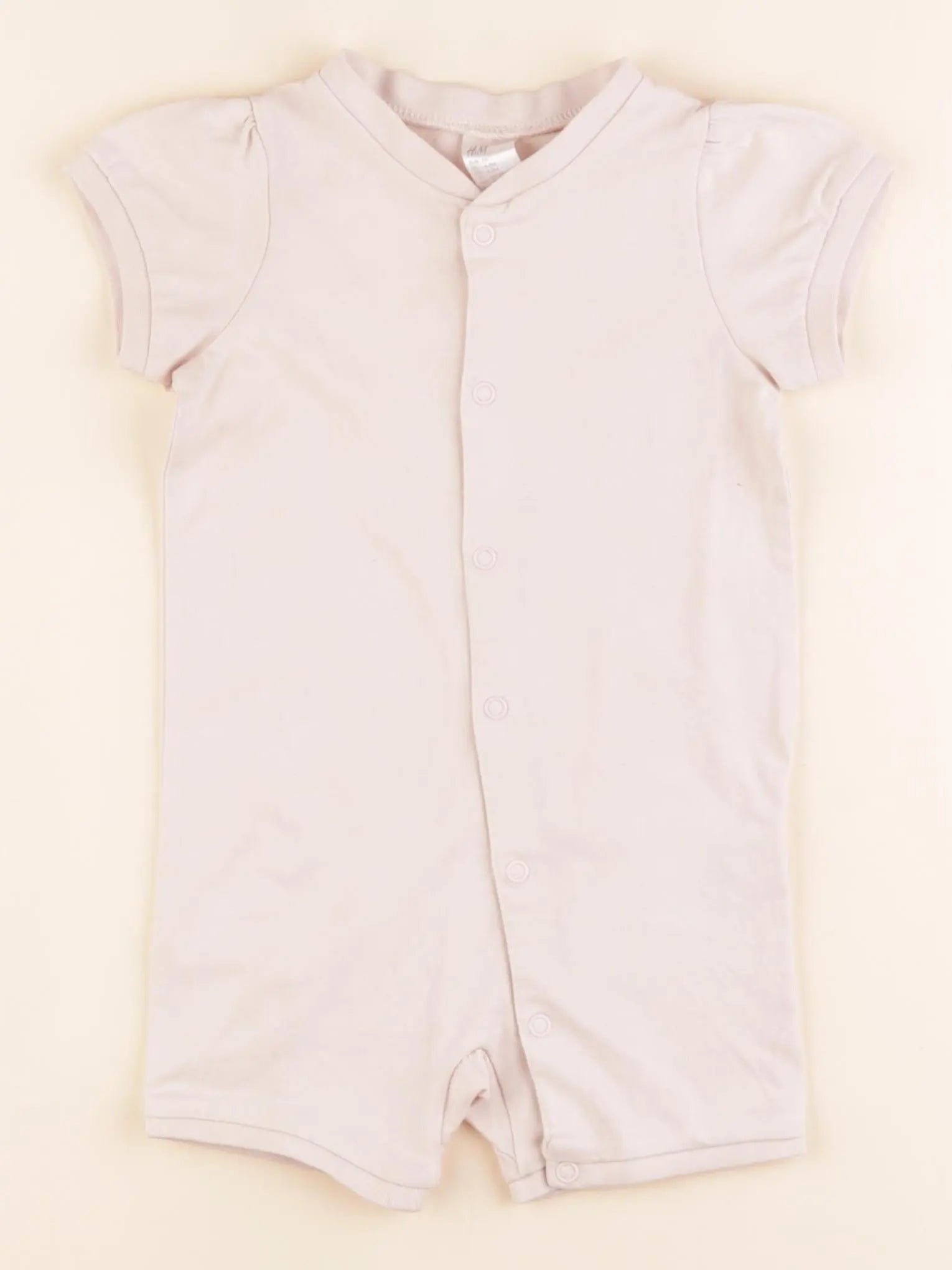H&M - combinaison beige - 4/6 mois