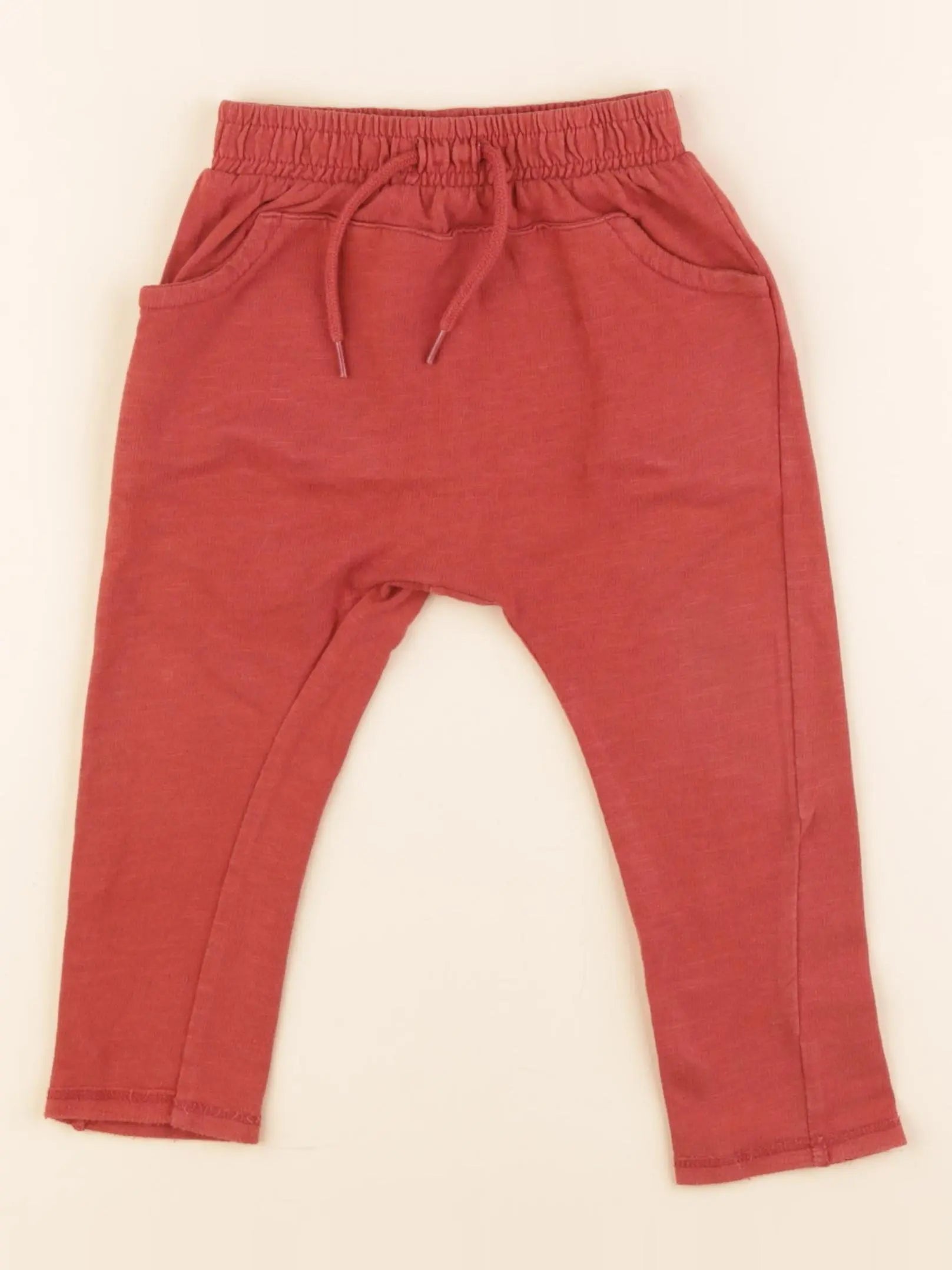 Vertbaudet - jogging rouge - 18 mois
