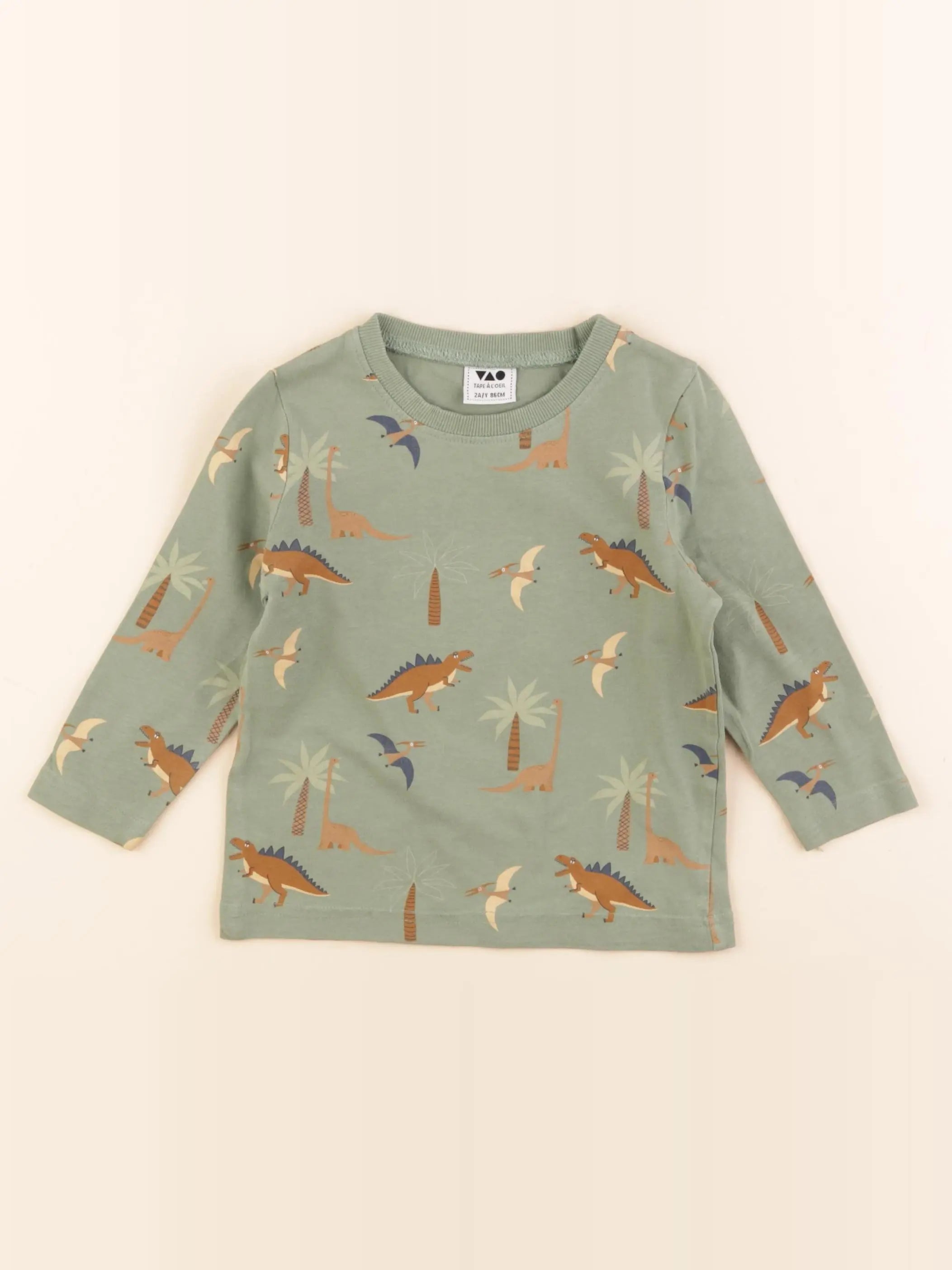 Tape à l'oeil - tee-shirt vert - 2 ans