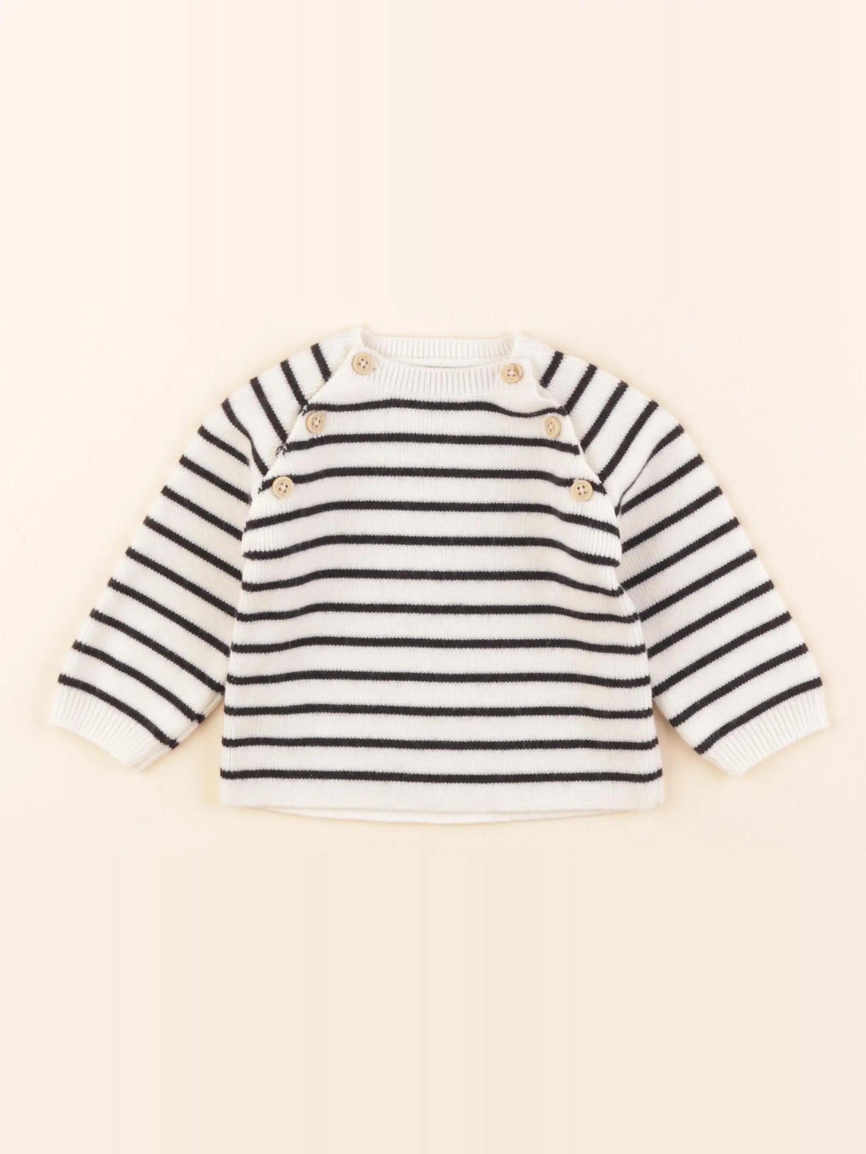 Boutchou - pull bleu - 6 mois