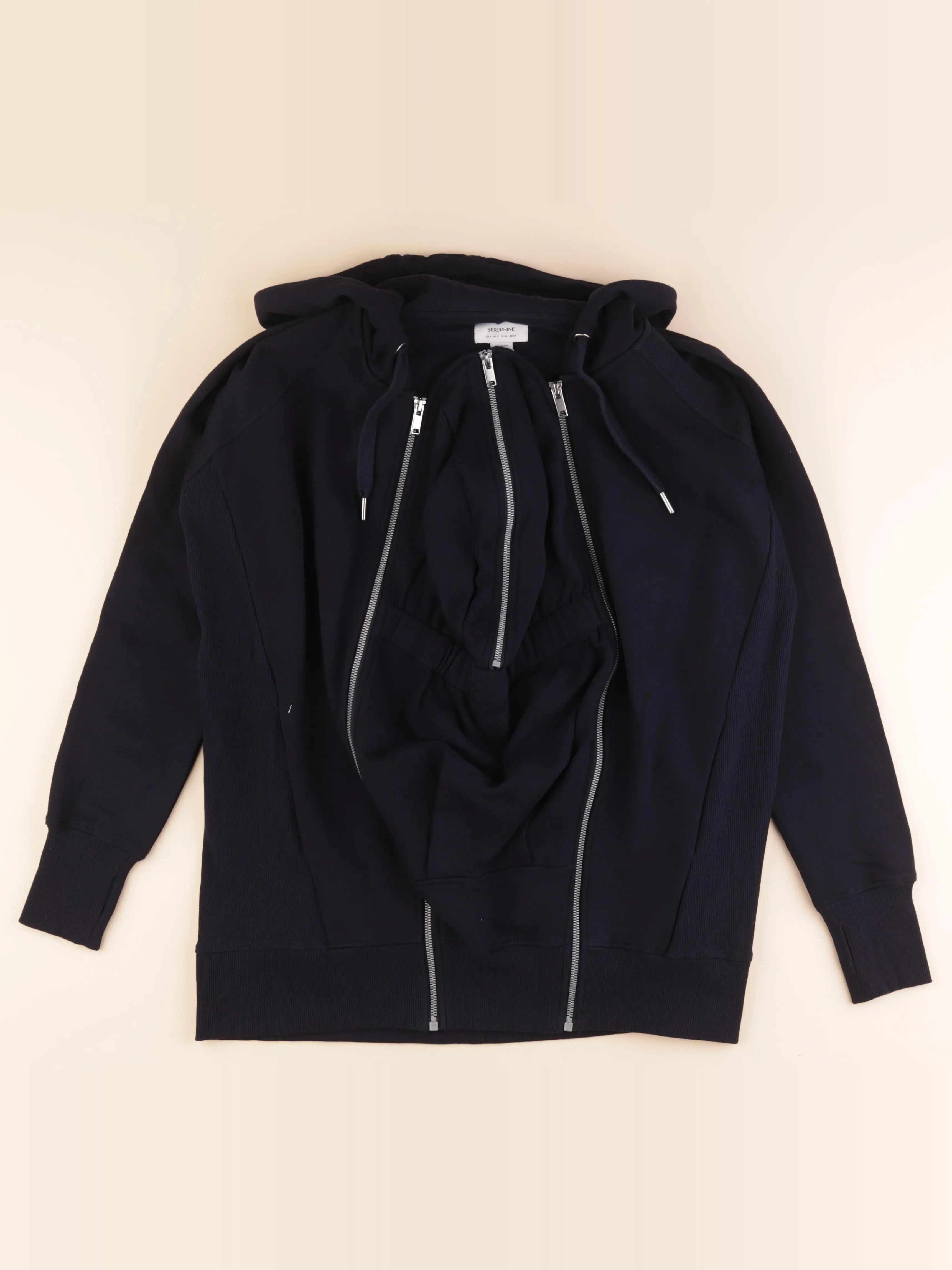 Seraphine - sweat grossesse bleu - 36