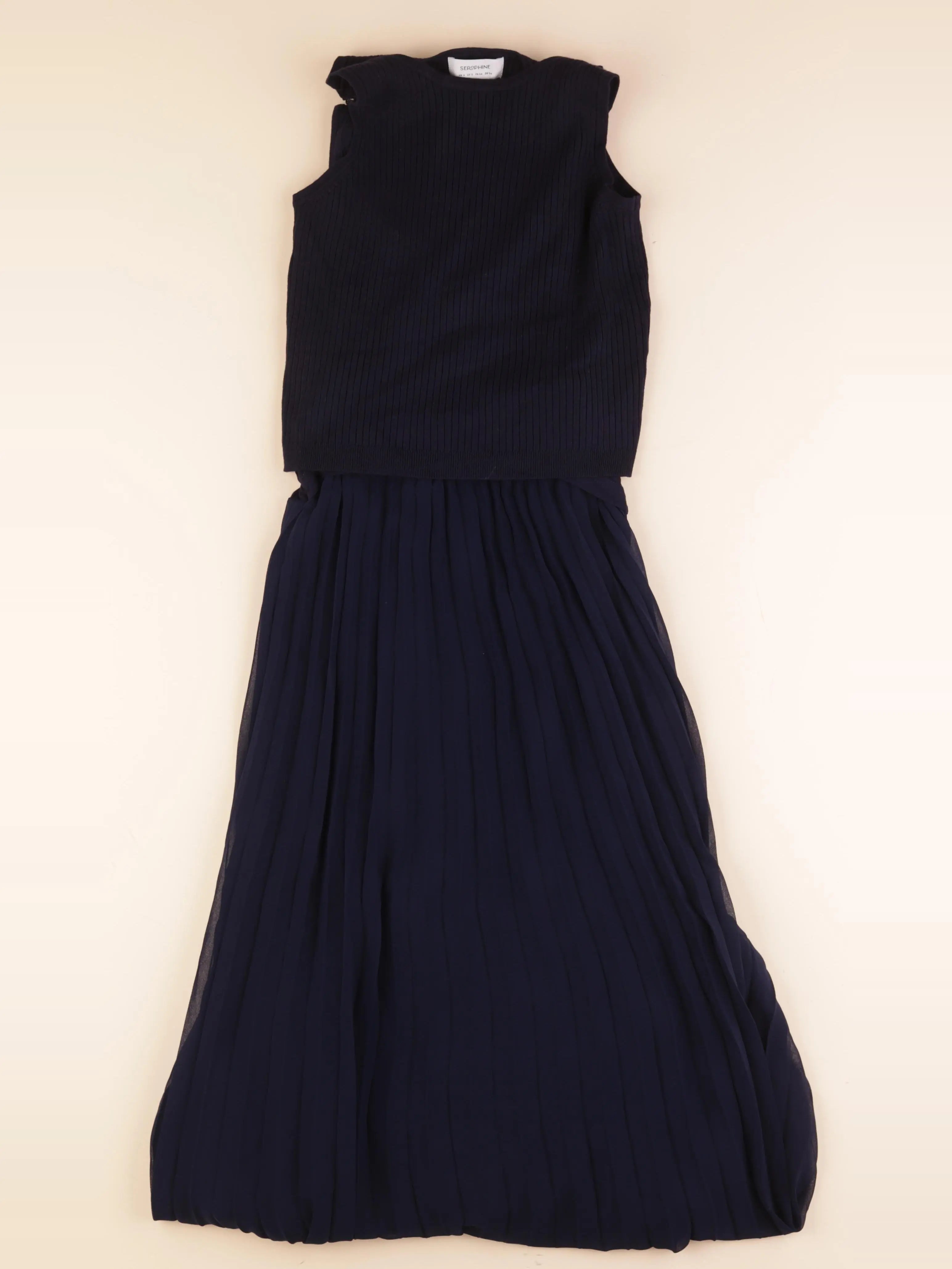 Seraphine - robe grossesse bleu - 40