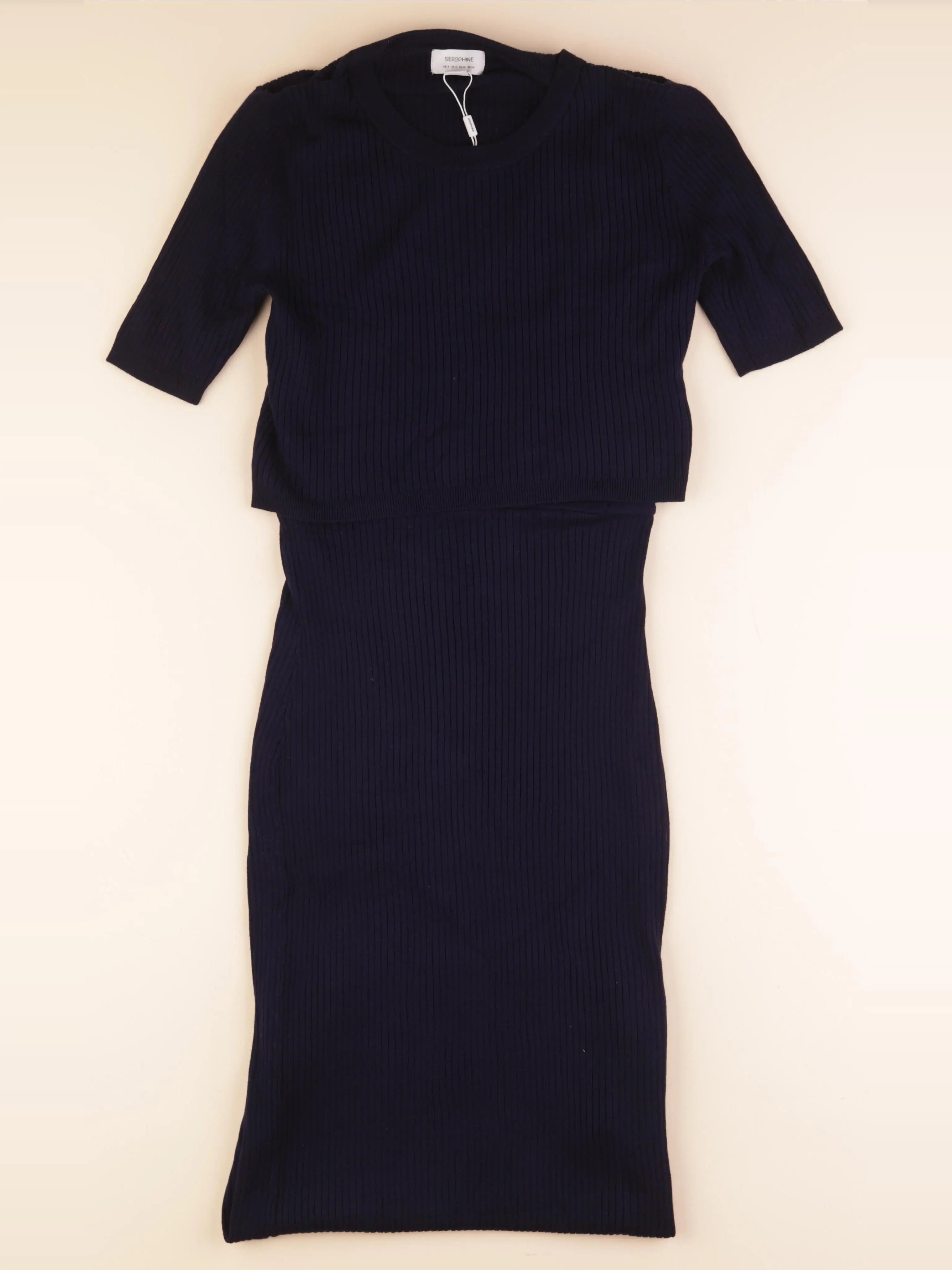 Seraphine - robe grossesse bleu - 38