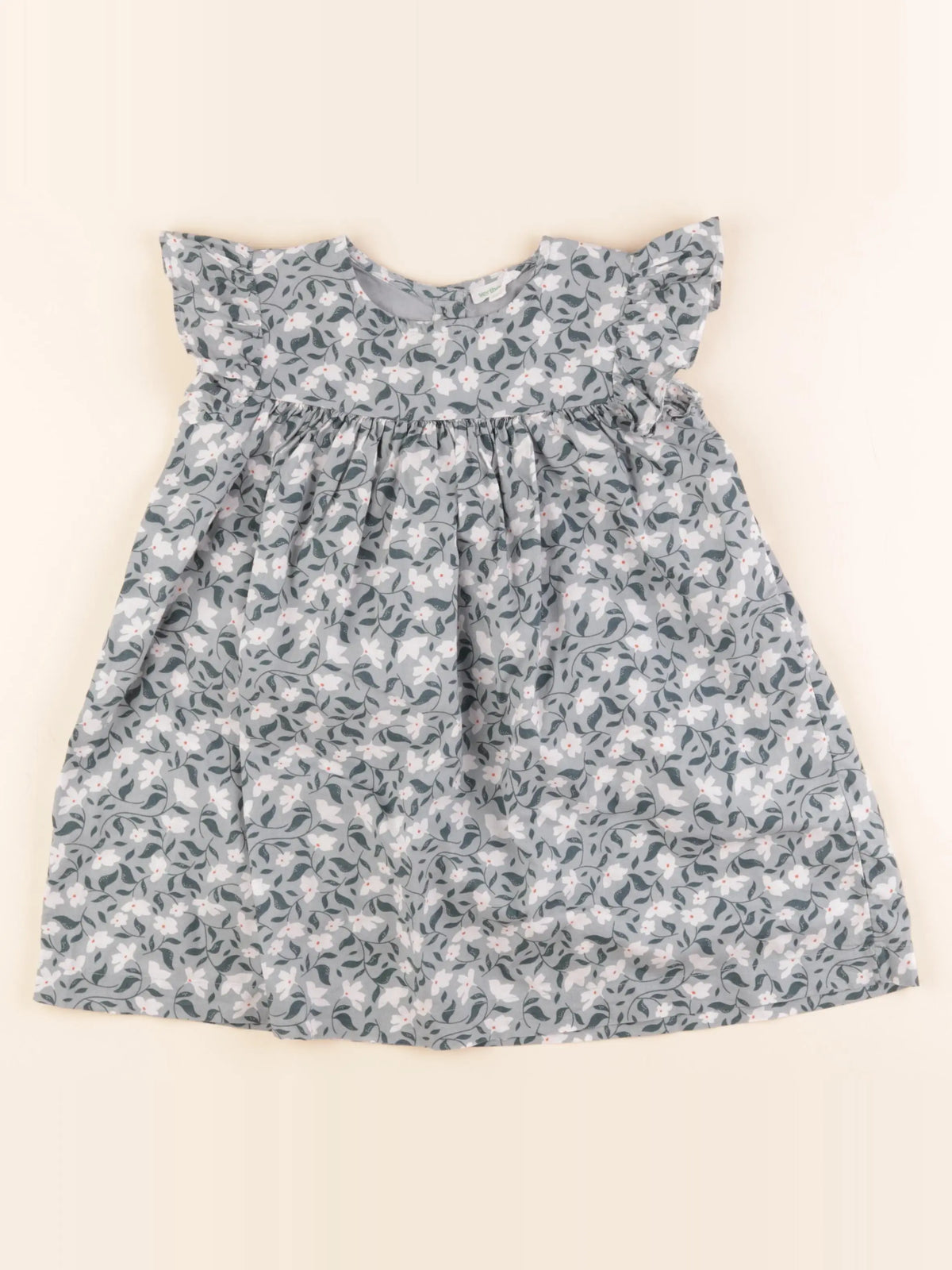 Vertbaudet - robe vert - 4 ans