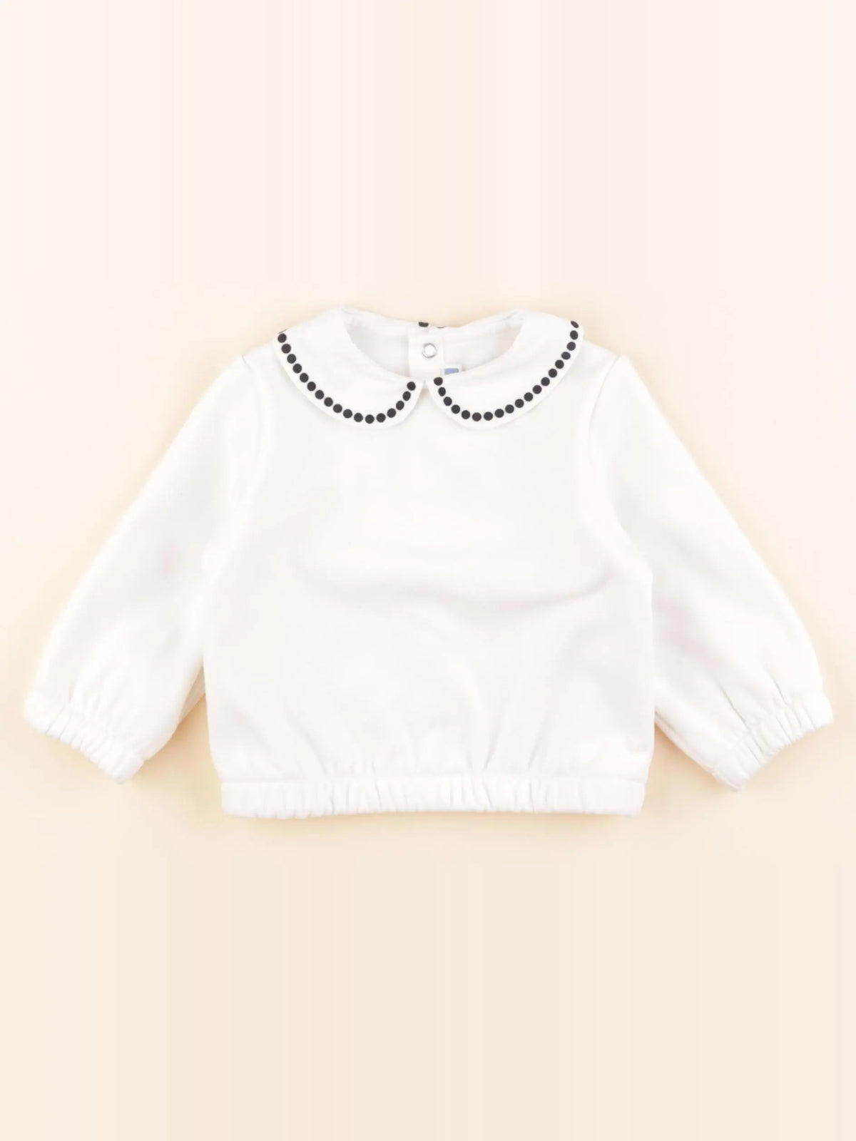 Jacadi - sweat blanc - 12 mois