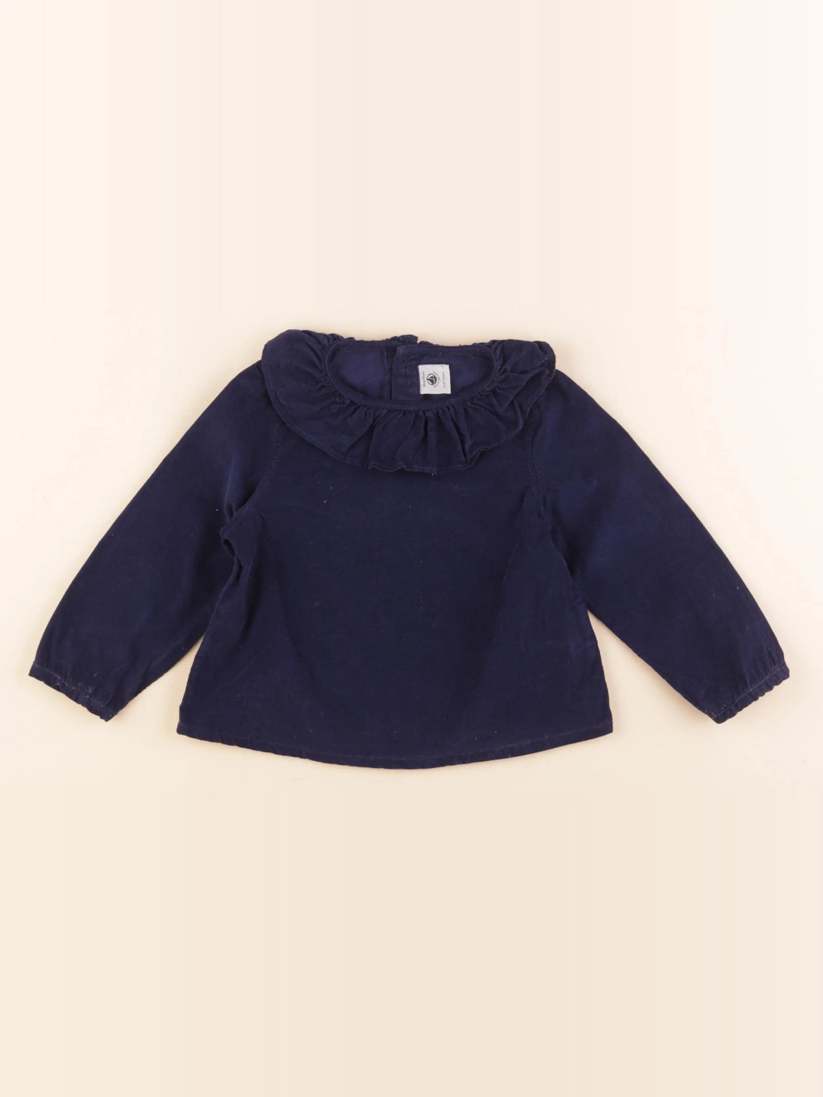 Petit Bateau - blouse bleu - 36 mois