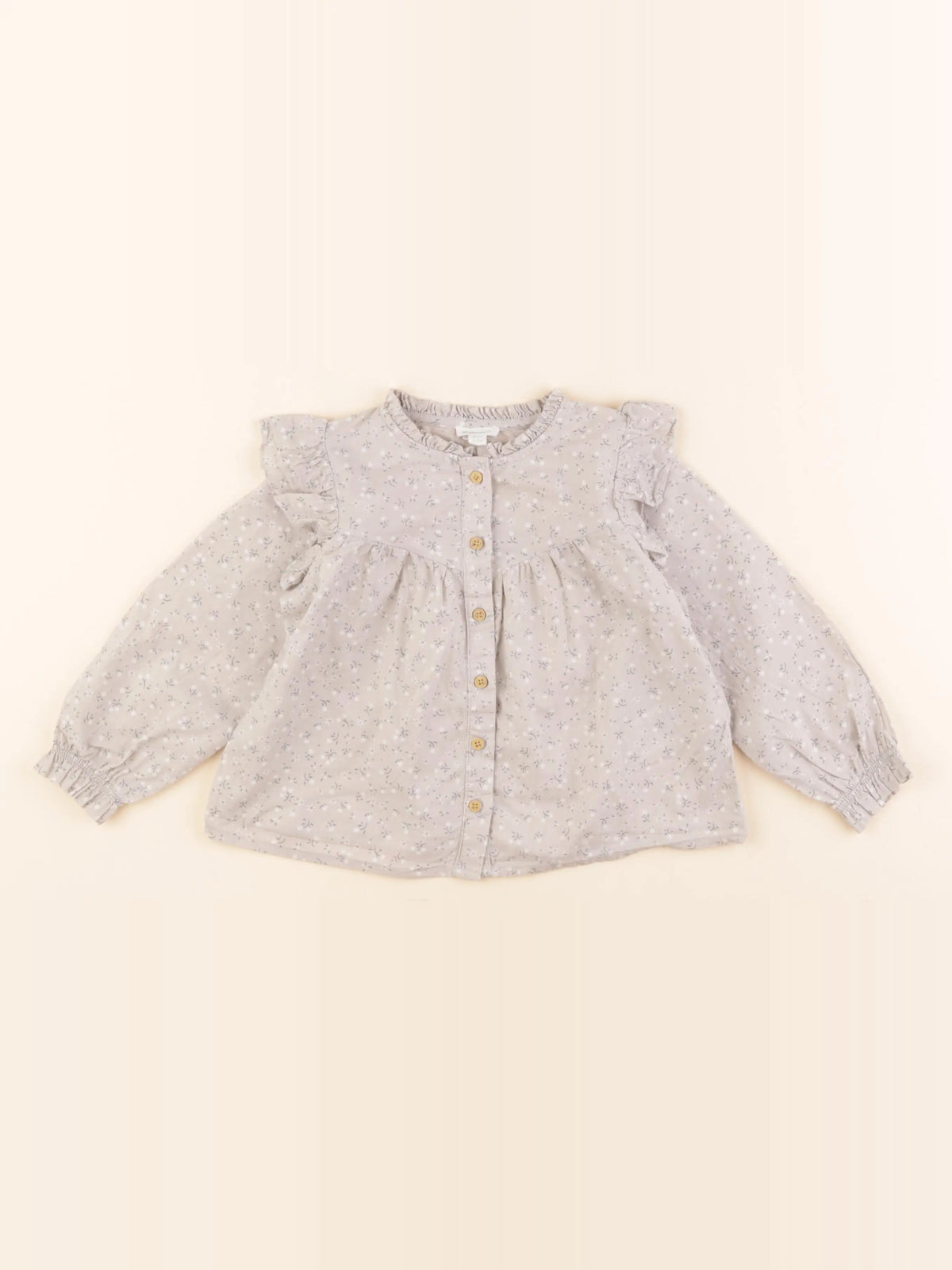 Vertbaudet - blouse vert - 2 ans