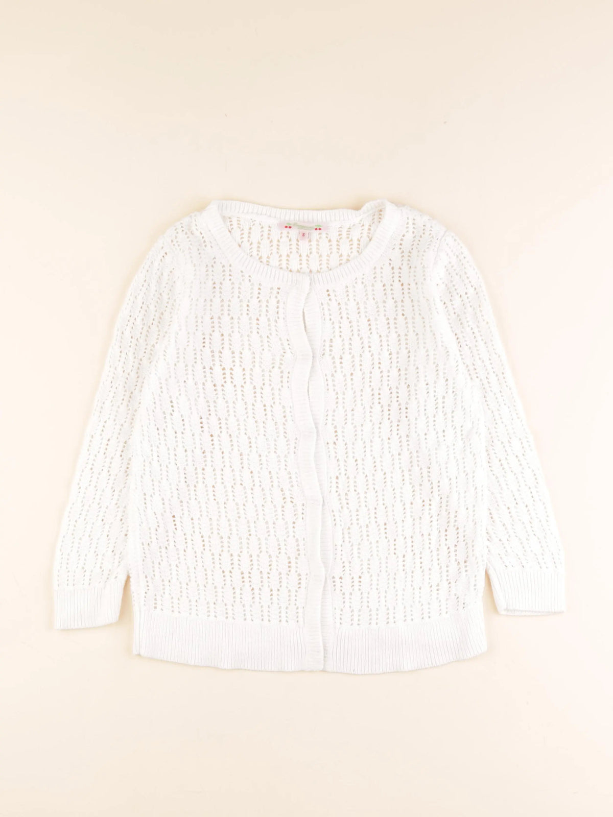 Bonpoint - gilet blanc - 12/13 ans