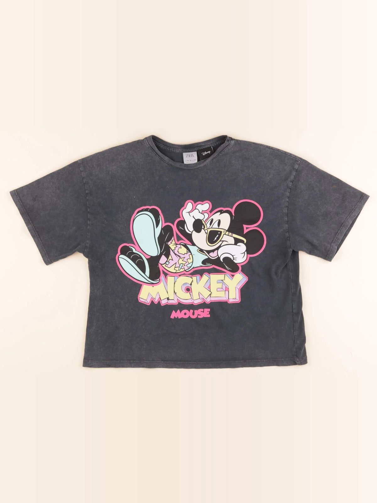 Zara - tee-shirt gris - 11/12 ans