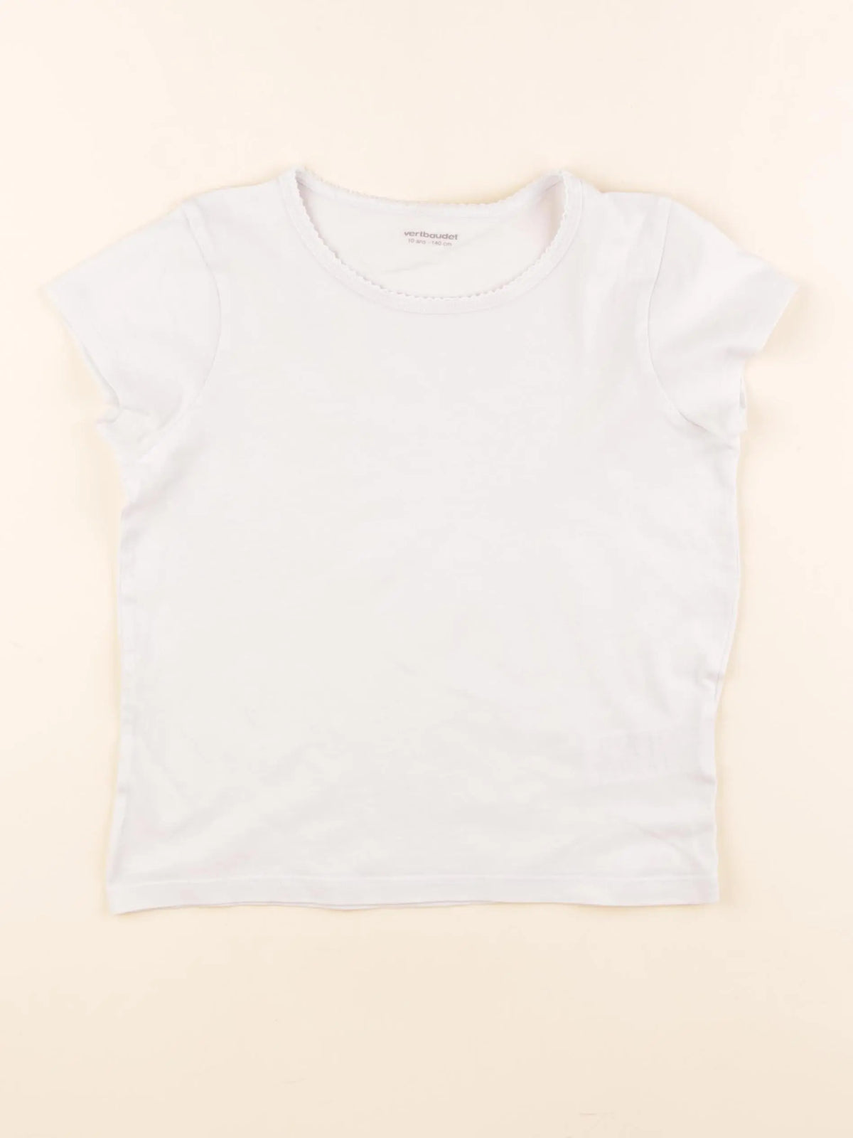 Vertbaudet - maillot de corps blanc - 10 ans