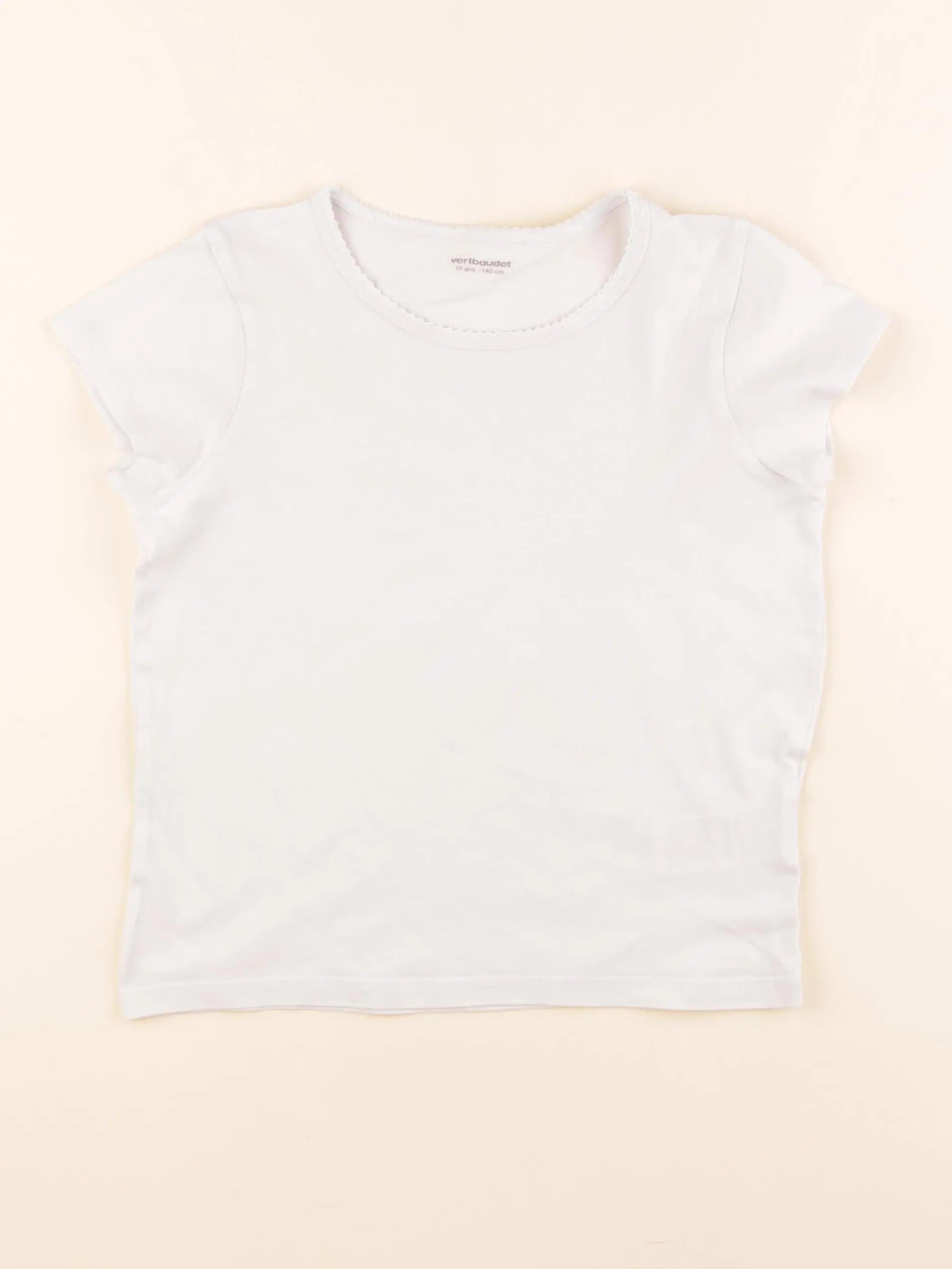 Vertbaudet - maillot de corps blanc - 10 ans