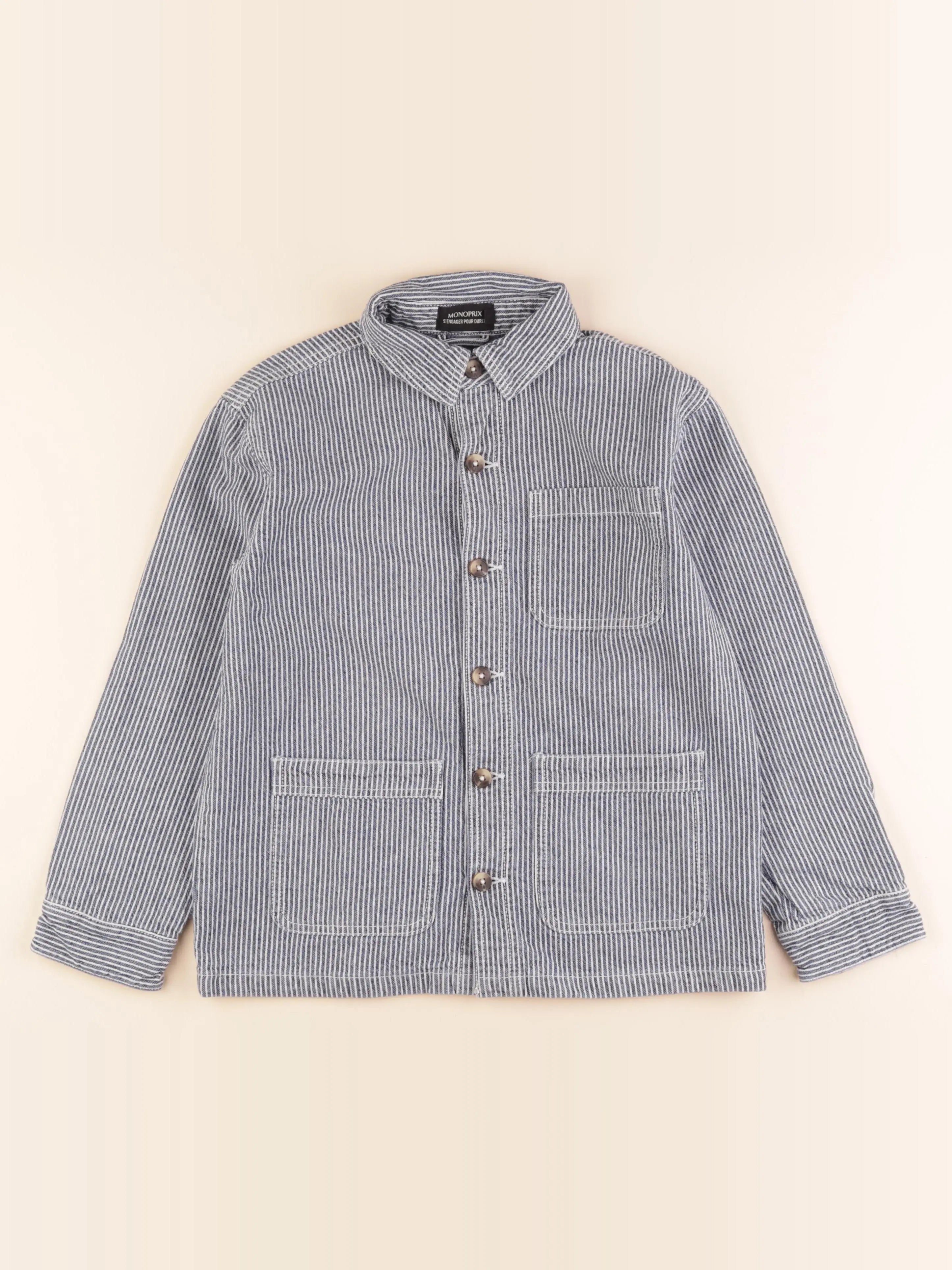 Monoprix - veste bleu - 10 ans