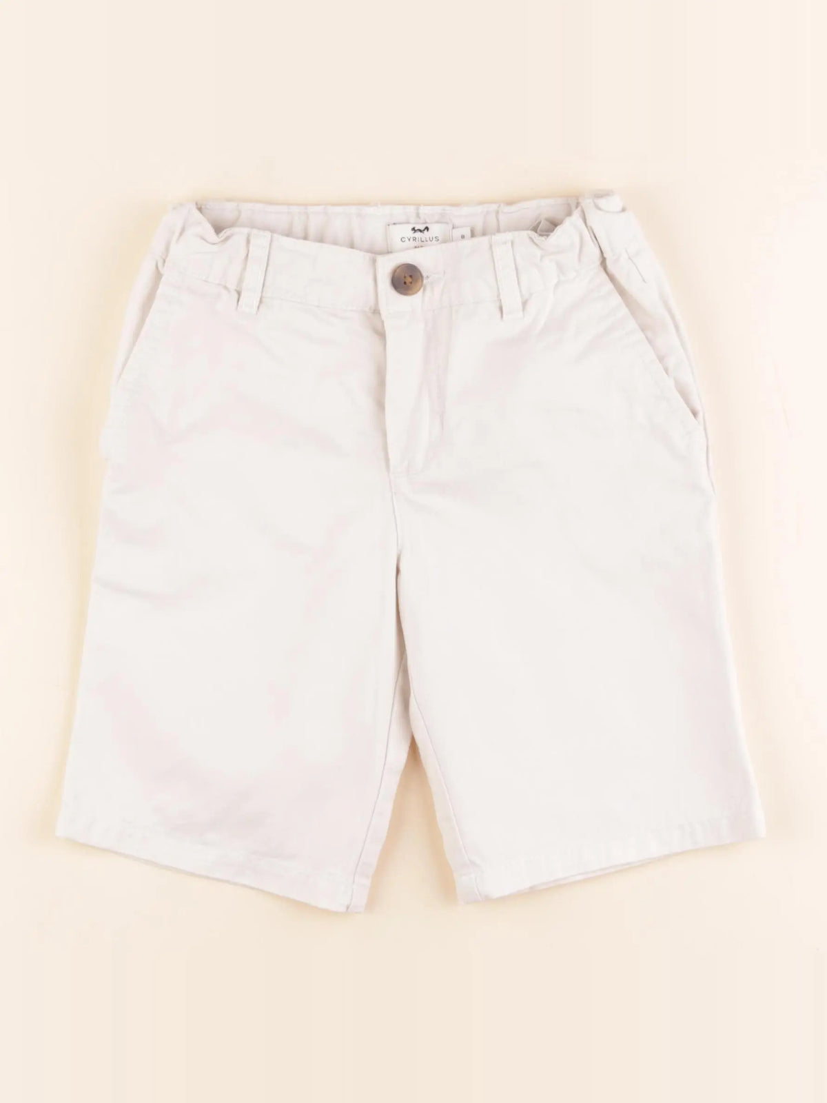 Cyrillus - short beige - 8 ans