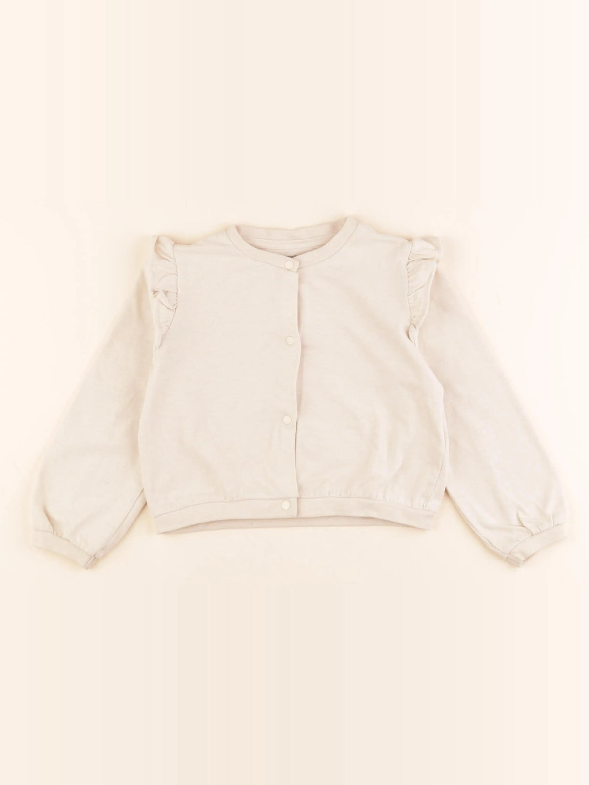 Vertbaudet - gilet beige - 5 ans